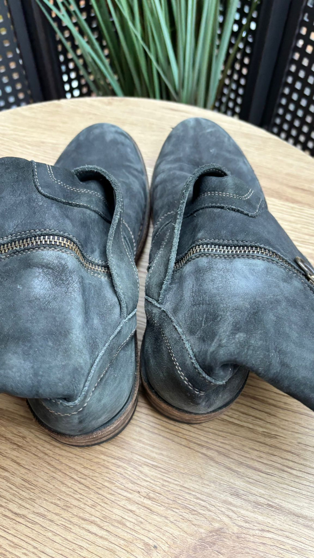 Fiorentini + Baker Eli Stiefel Grau Wildleder EU 40 | Zustand: Stark gebraucht