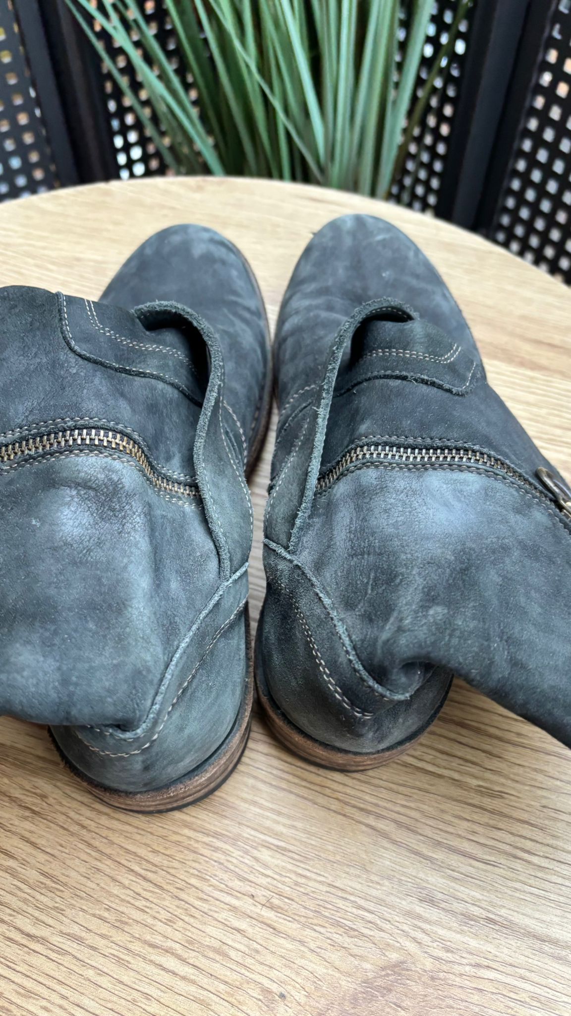 Fiorentini + Baker Eli Stiefel Grau Wildleder EU 40 | Zustand: Stark gebraucht