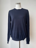 Prada Herren Pullover Navy Merino Wolle Rundhals Gr. 48 Gebraucht