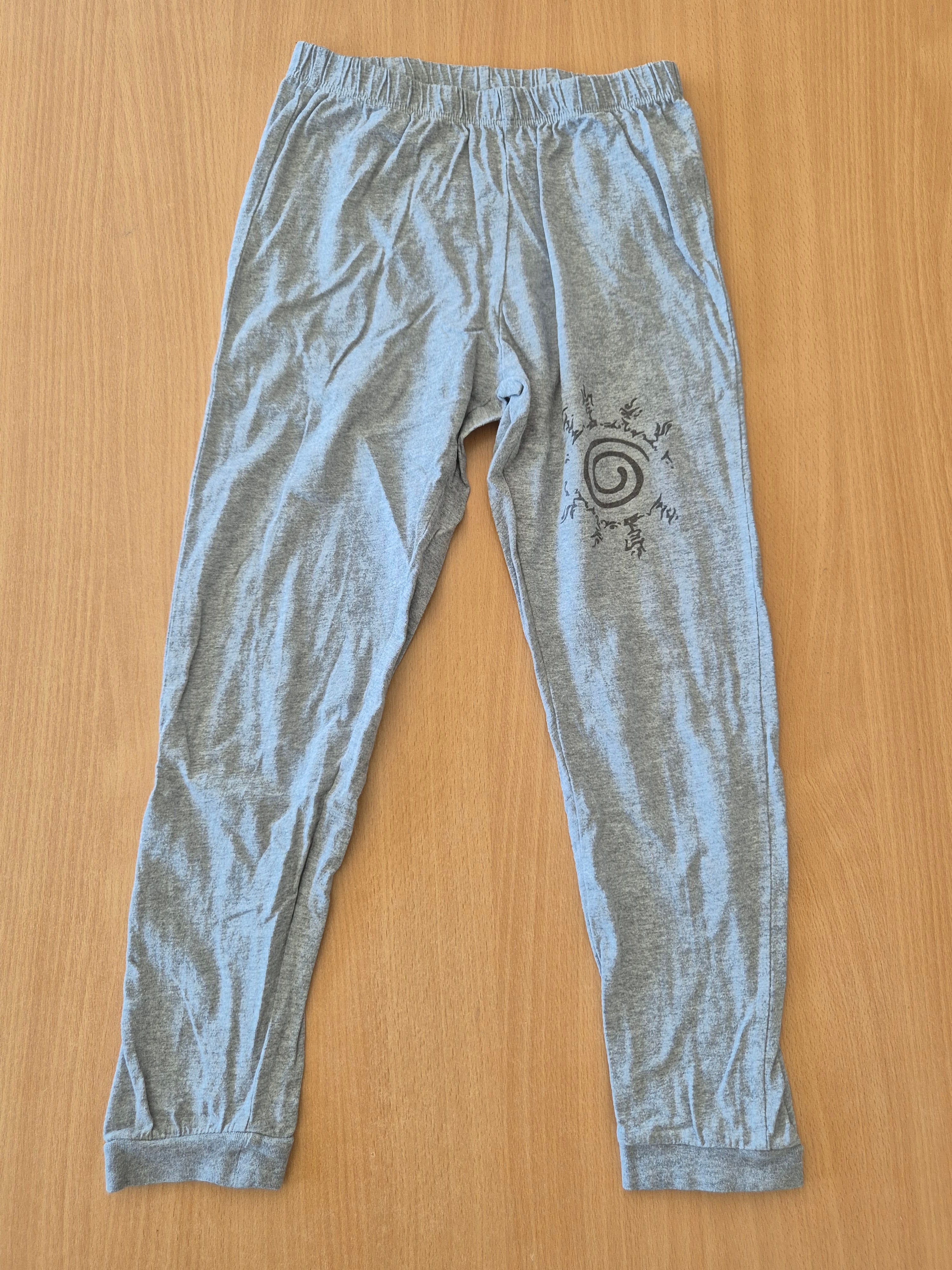 Zara Kids Naruto Shippuden Pyjama Set, Gr. 128, Weiß/Grau, Zustand Gut