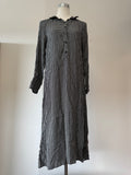 Zara Houndstooth Maxi Dress, Black/White, Size M, Very Good Condition