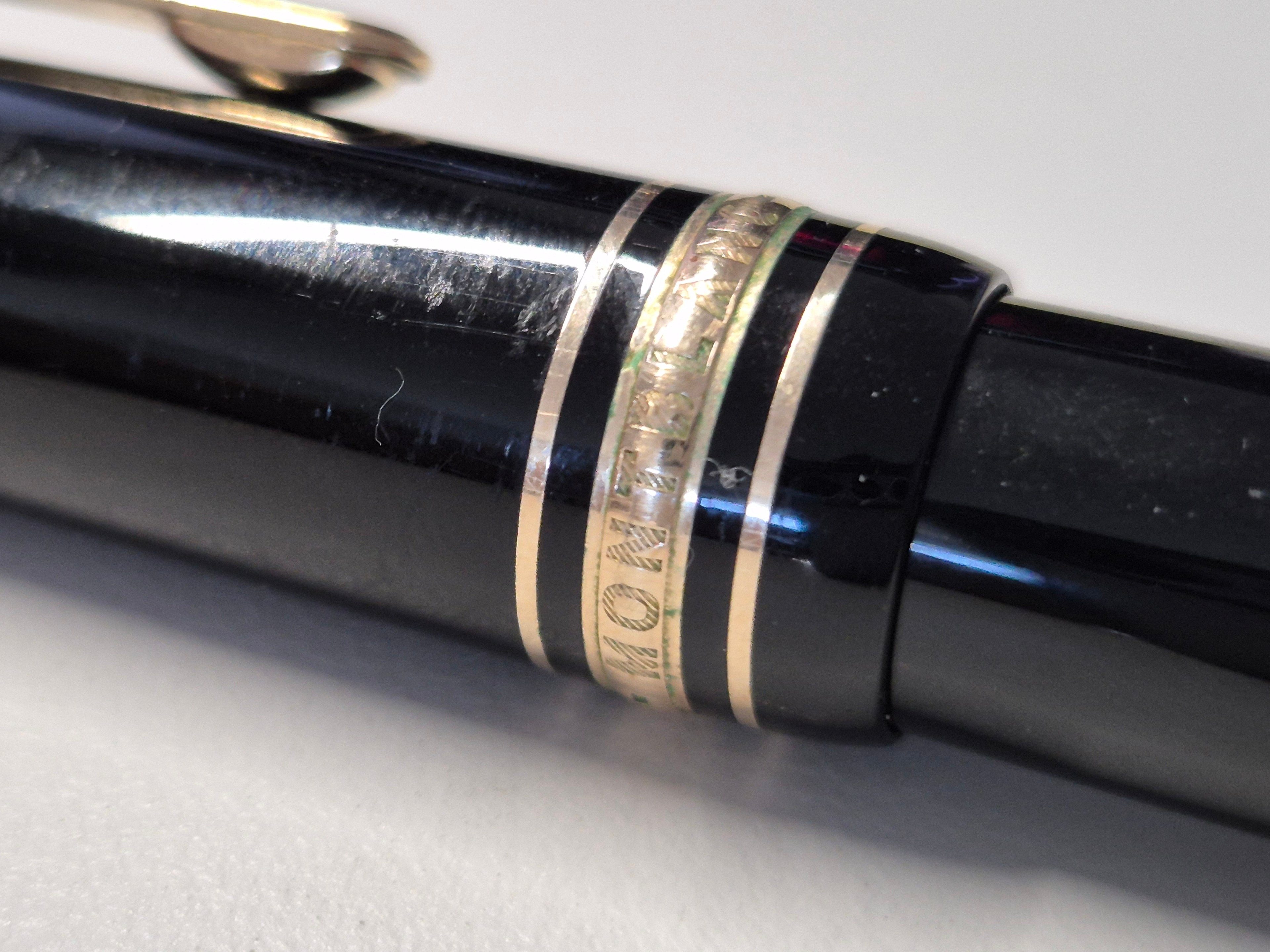 Montblanc Meisterstück LeGrand 166 Marker – Schwarz/Gold – Gebraucht, 14cm