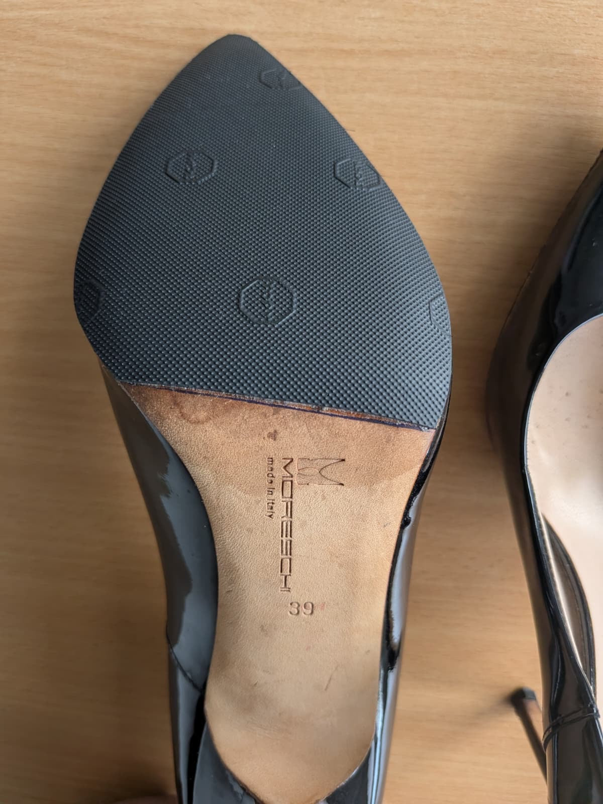 Moreschi Black Patent Leather Pumps | EU 39 | Good Condition
