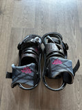 Burton Scribe Re:Flex Damen Snowboardbindung – Schwarz/Bunt, sehr guter Zustand