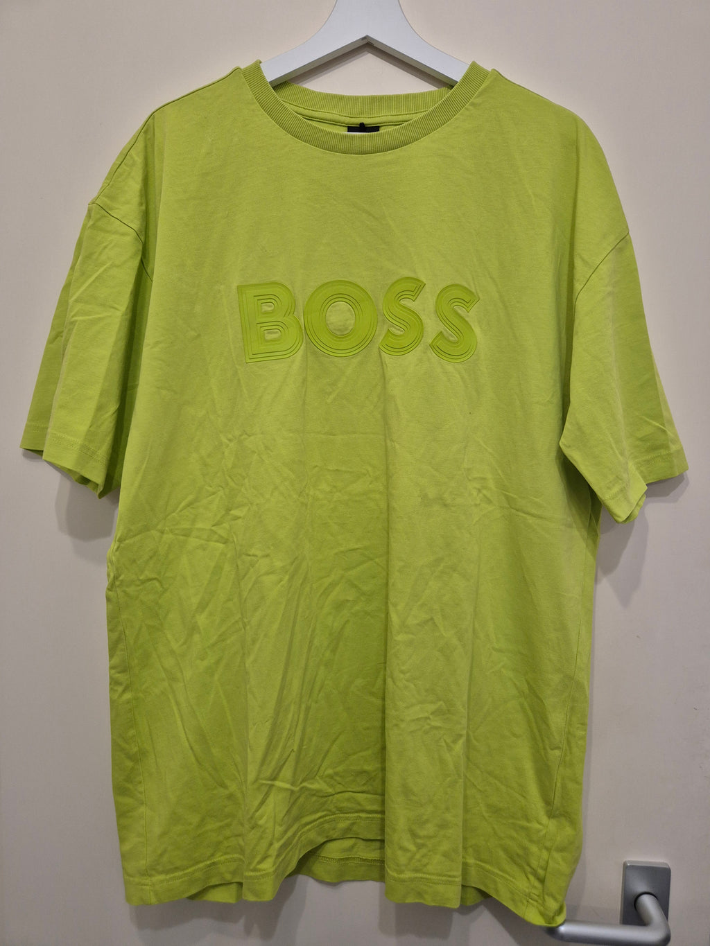 BOSS Neon T-Shirt XL Neon Grün – guter Zustand