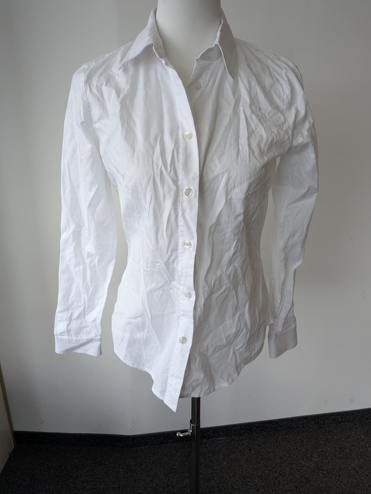 Luisa Spagnoli Women’s Shirt – White, Size S, Normal Use