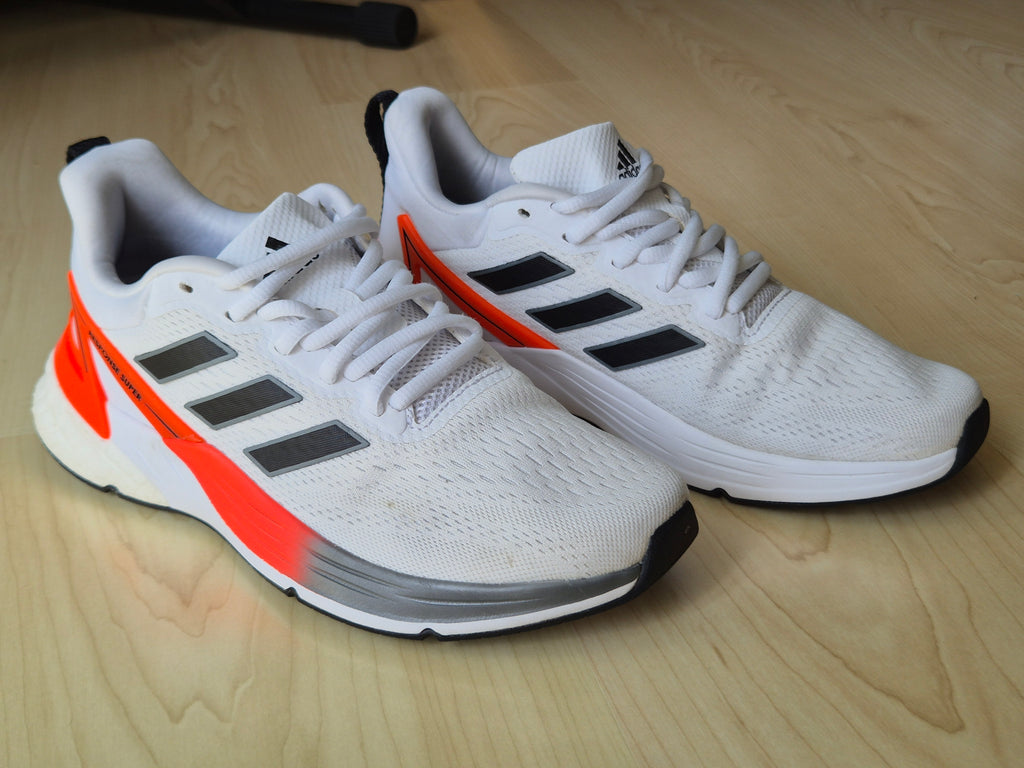 Adidas Response Super 2.0 White/Solar Red Running Shoes EU 40 – Good