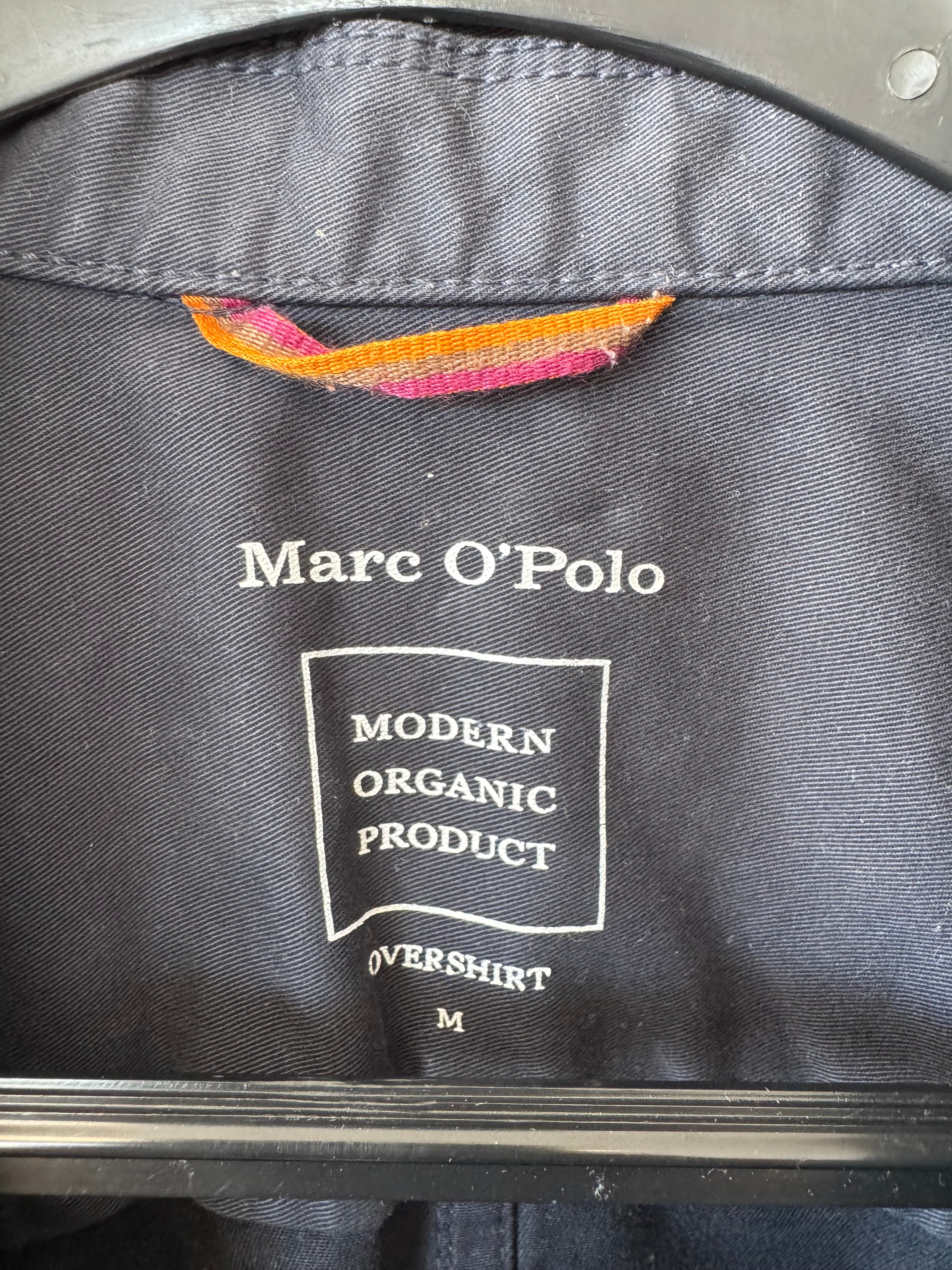 Marc O’Polo Overshirt Herren M Navy Blau Bio-Baumwolle Gebraucht