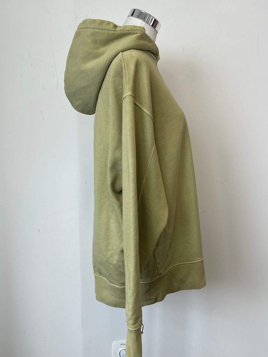 CLOSED 24/7 1978 Unisex Hoodie M Pastellgrün Fleece Sehr Gut