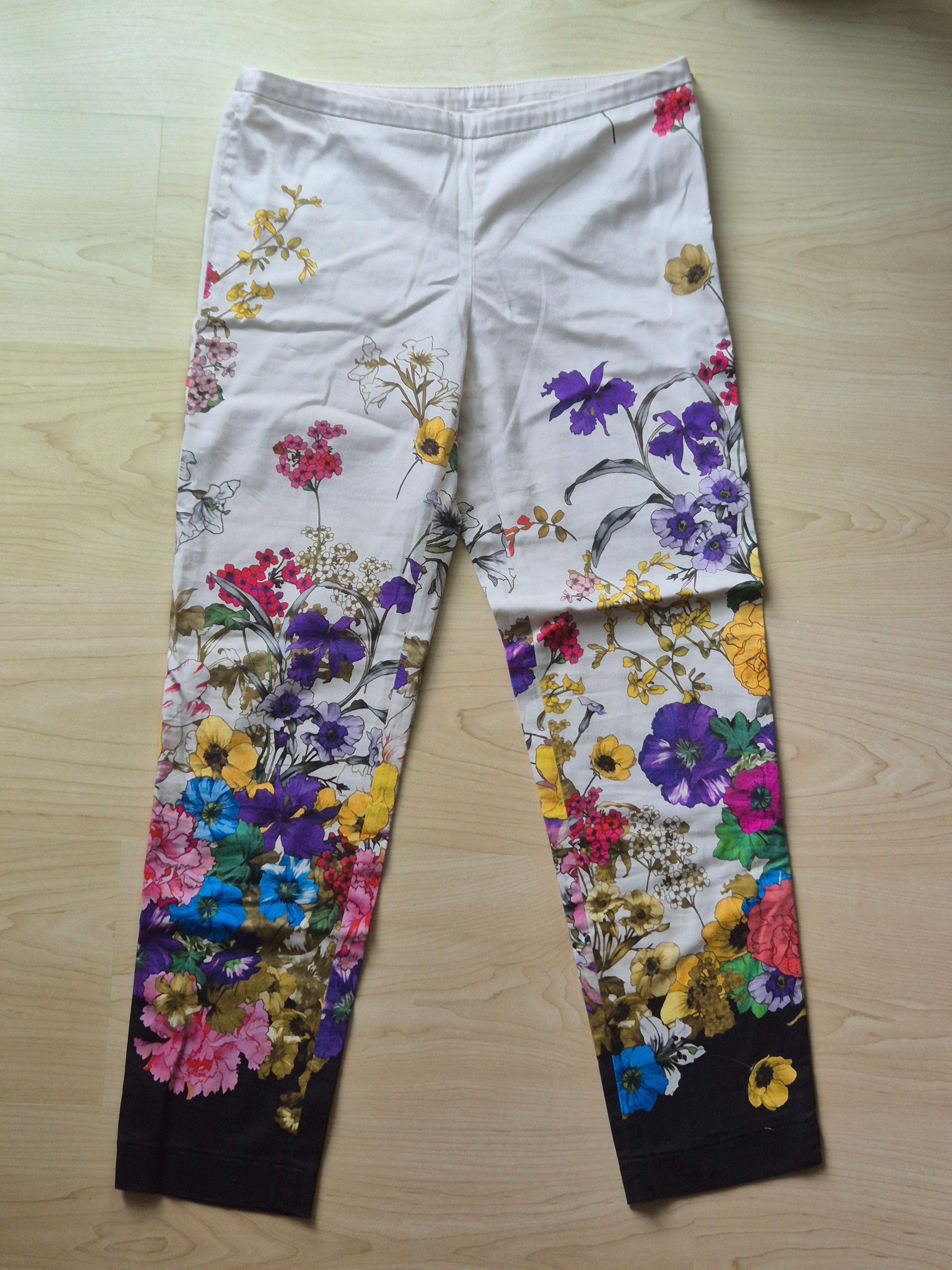 8 Moncler Richard Quinn Hose, Blumenprint, IT 40 / EU 36-38, Sehr Gut