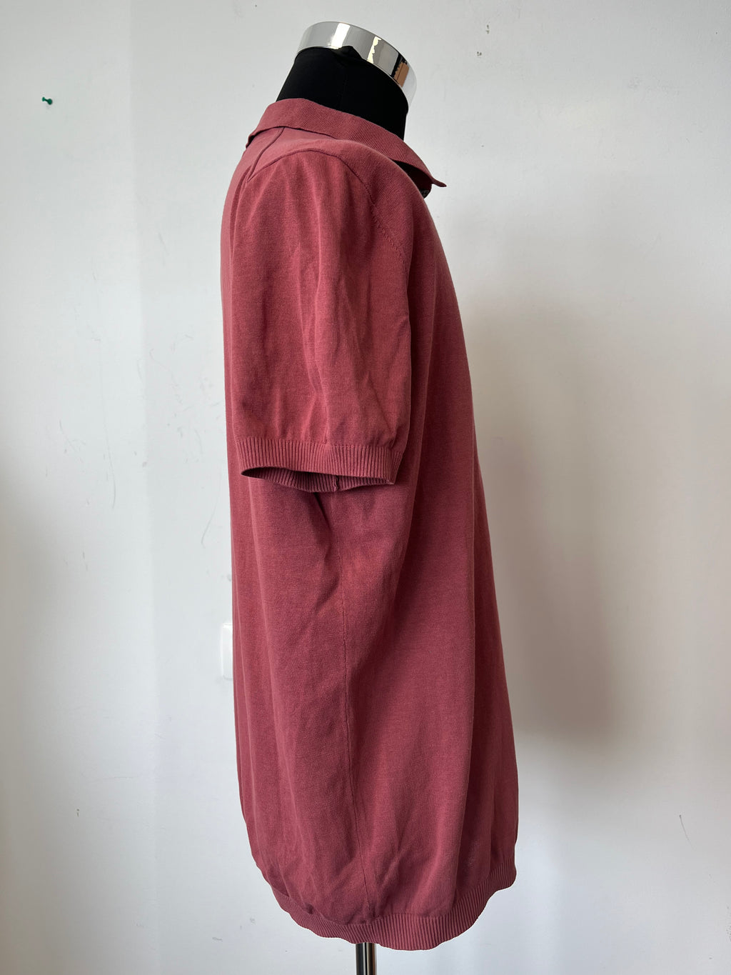 Massimo Dutti Extrafine Cotton Polo XL Maroon Zustand Gut