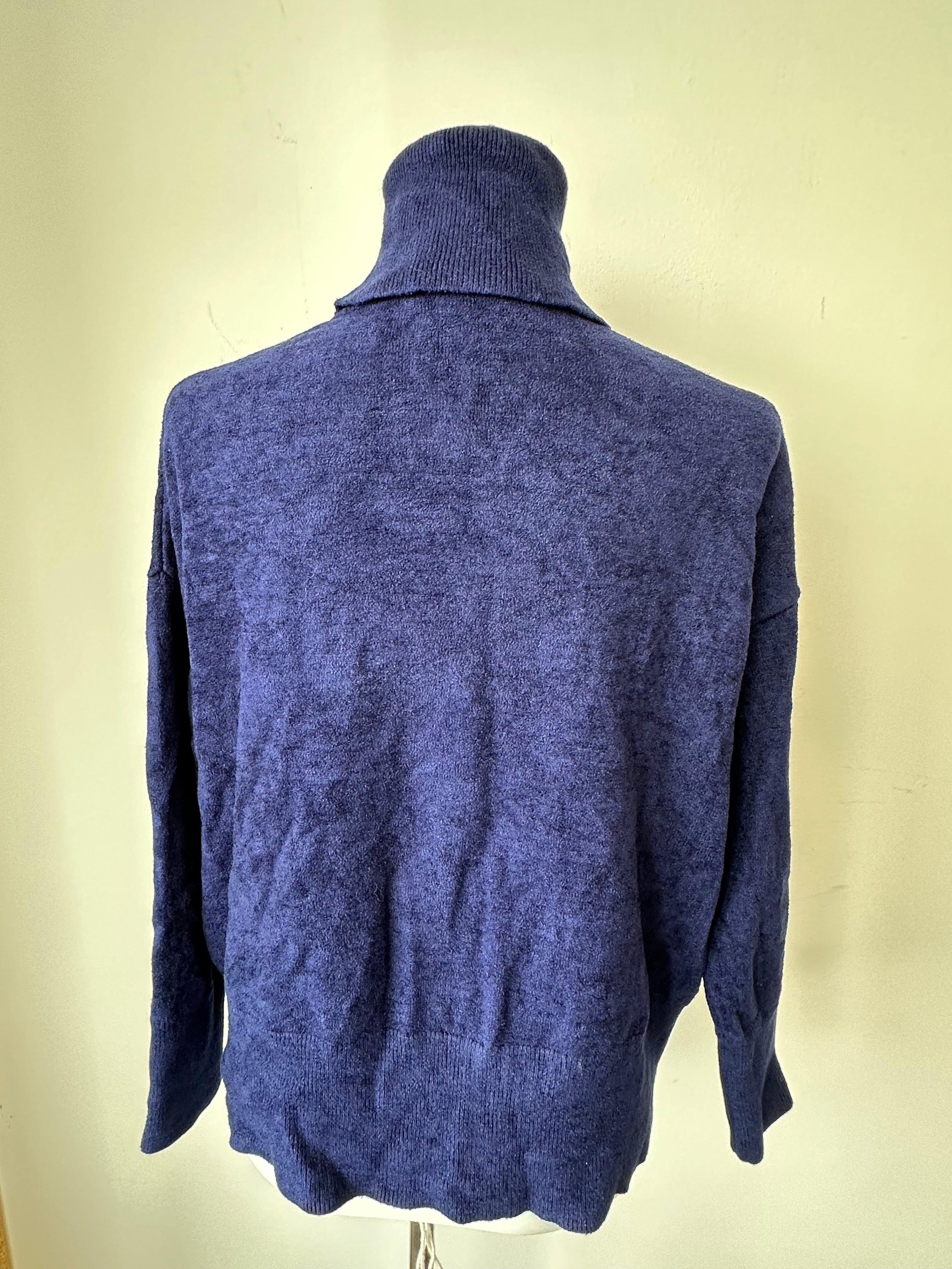 & Other Stories Paris Atelier Rollkragenpullover – Navy, XS, Sehr Gut