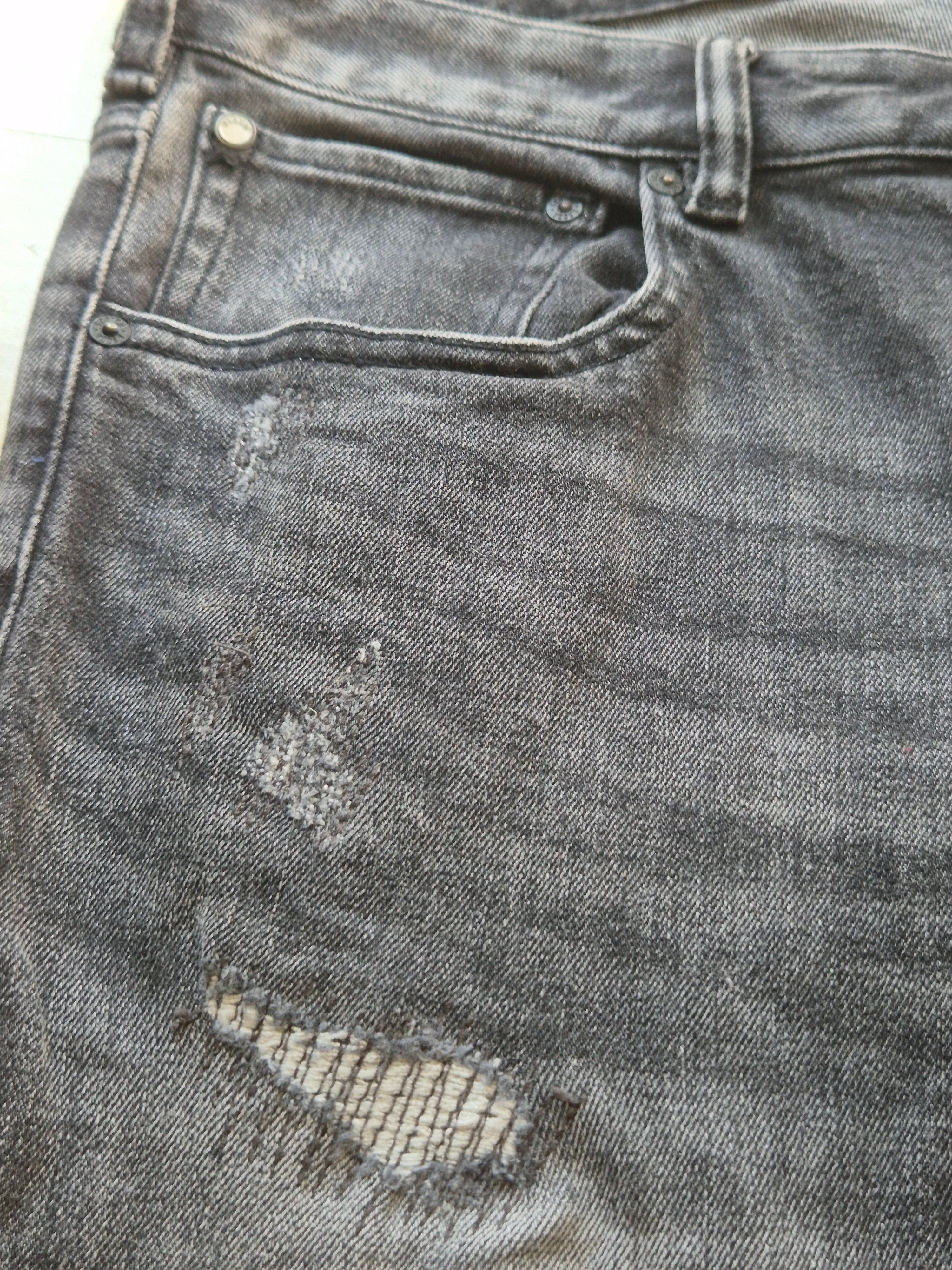 Scotch & Soda Ralston Jeans W34/L32 Grau Distressed Wie Neu