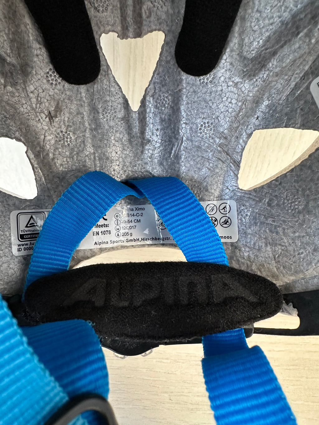 Kids’ Bike Helmet Alpina Ximo Pirate, Blue, Size 49-54 cm, Very Good