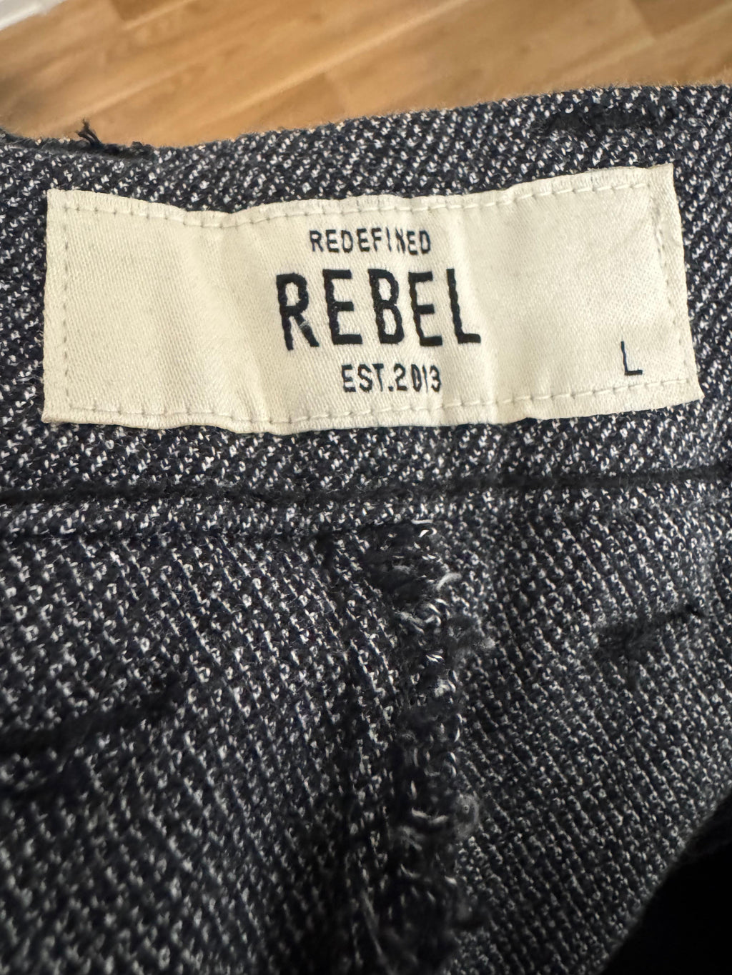 Redefined Rebel Chinohose, Dunkelgrau, Größe L, sehr guter Zustand