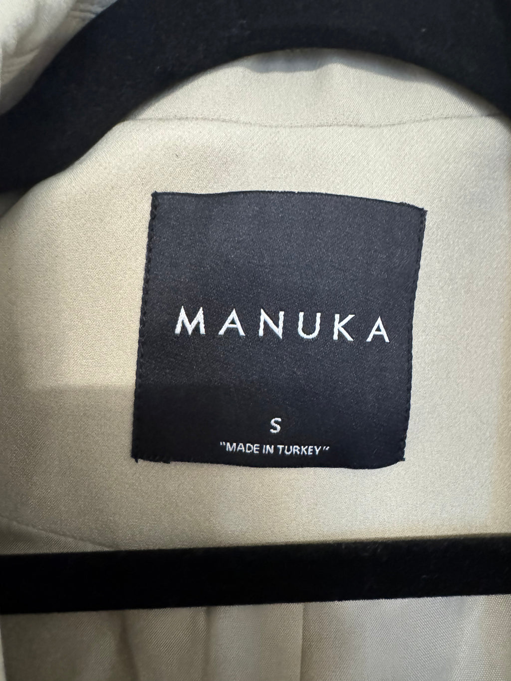 Beige MANUKA Classic Blazer, Size S, Very Good Condition