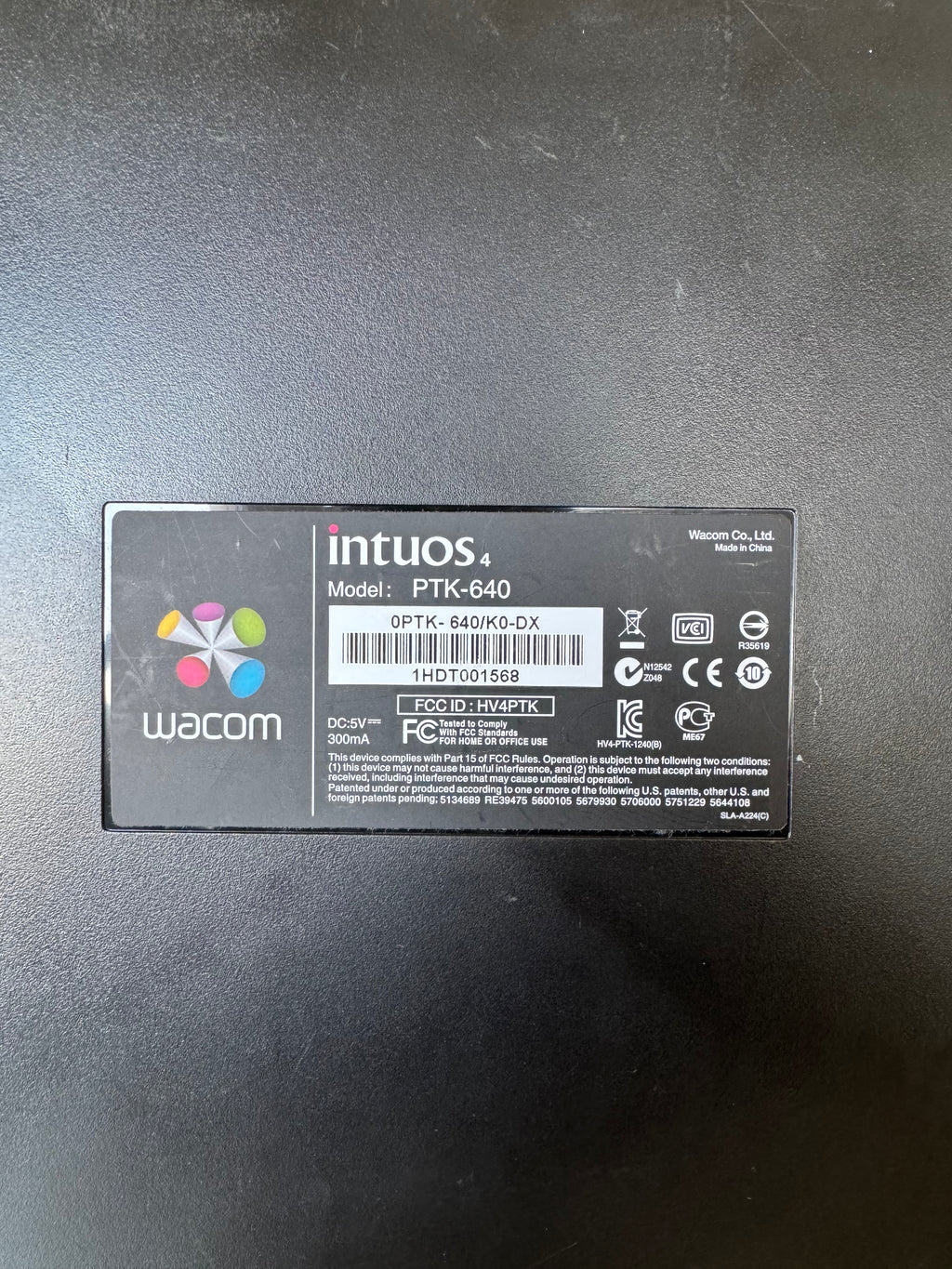 Wacom Intuos4 PTK-640 Grafiktablett Medium Schwarz, guter Zustand