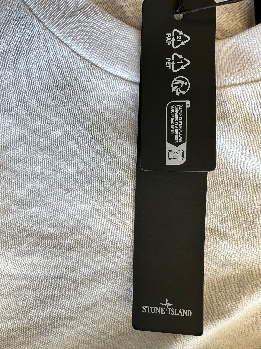 Stone Island Basic T-Shirt White M 100% Cotton New