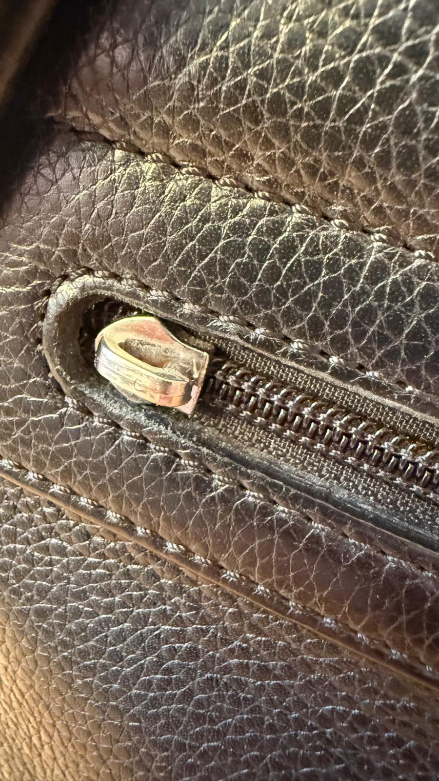 Tergan schwarze Leder Aktentasche/Business Bag, Staubbeutel, guter Zustand