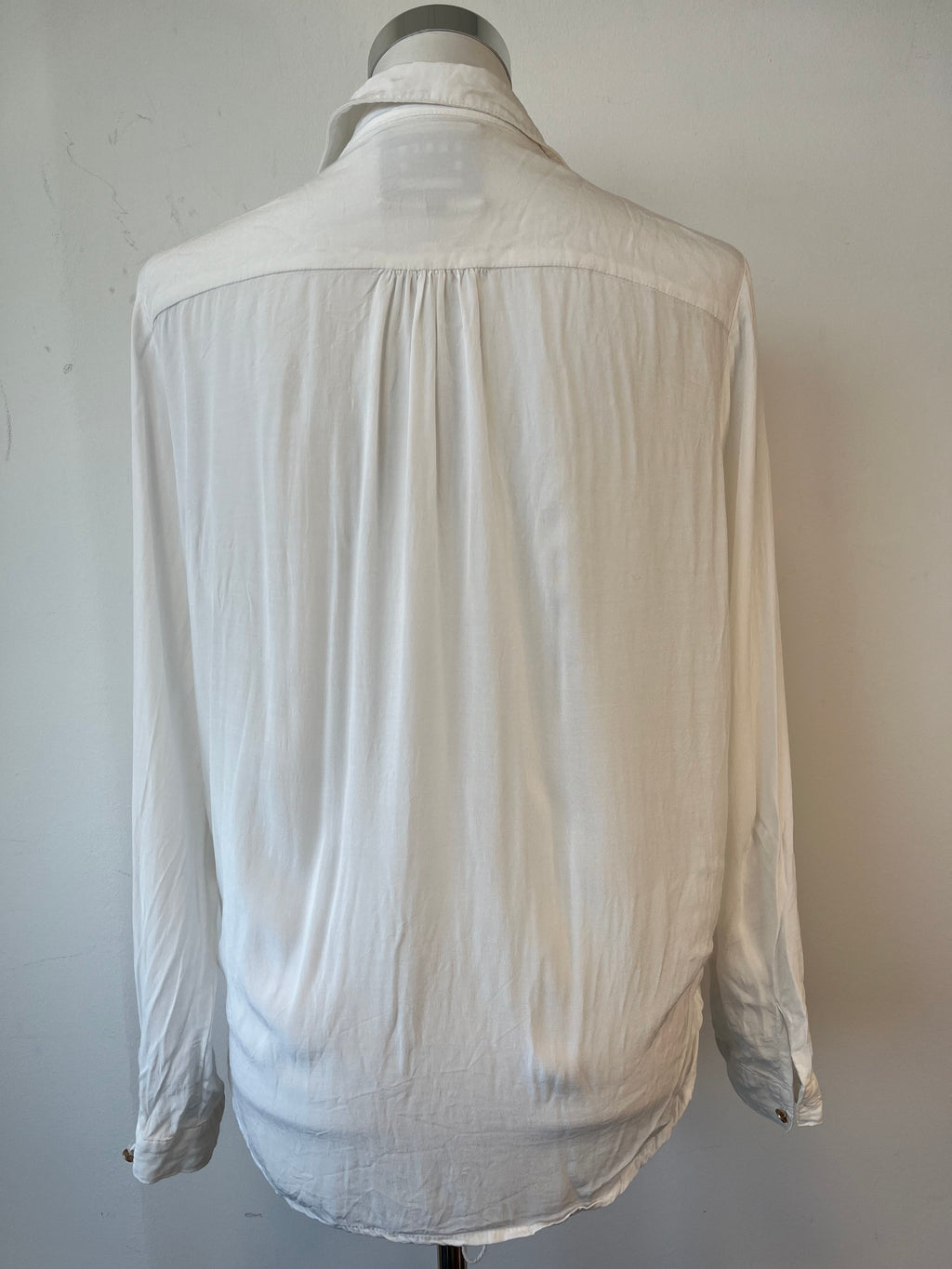 Karen by Simonsen wrap blouse, white, size 38, very good condition