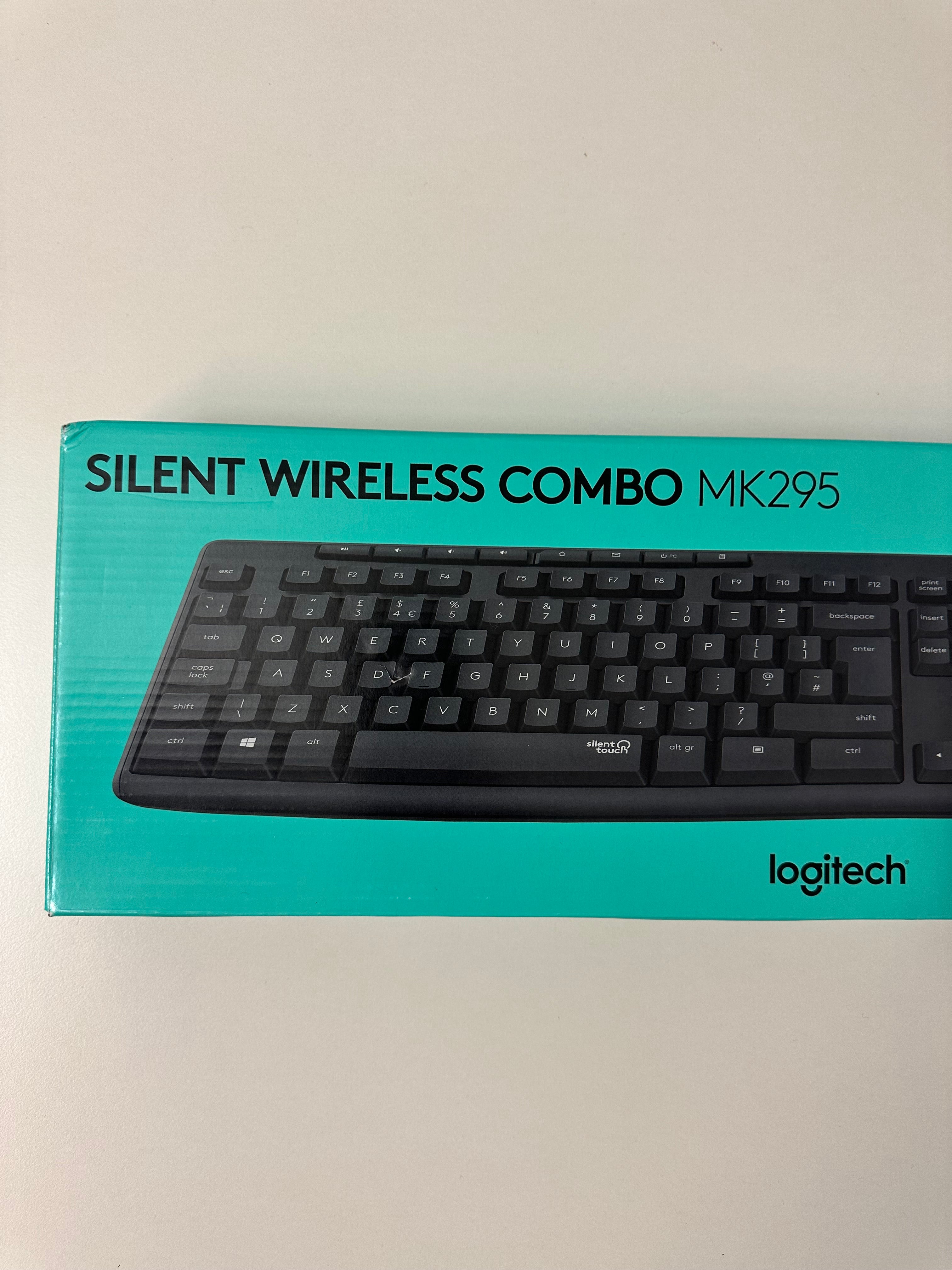 Logitech MK295 Wireless Tastatur DE, Schwarz, OVP, ohne Maus, defekt