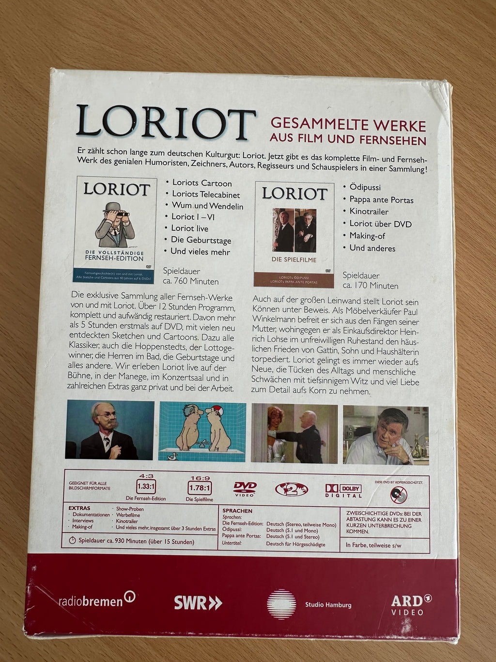 LORIOT – Complete Works 8-DVD Box Set (German Comedy, Very Good)