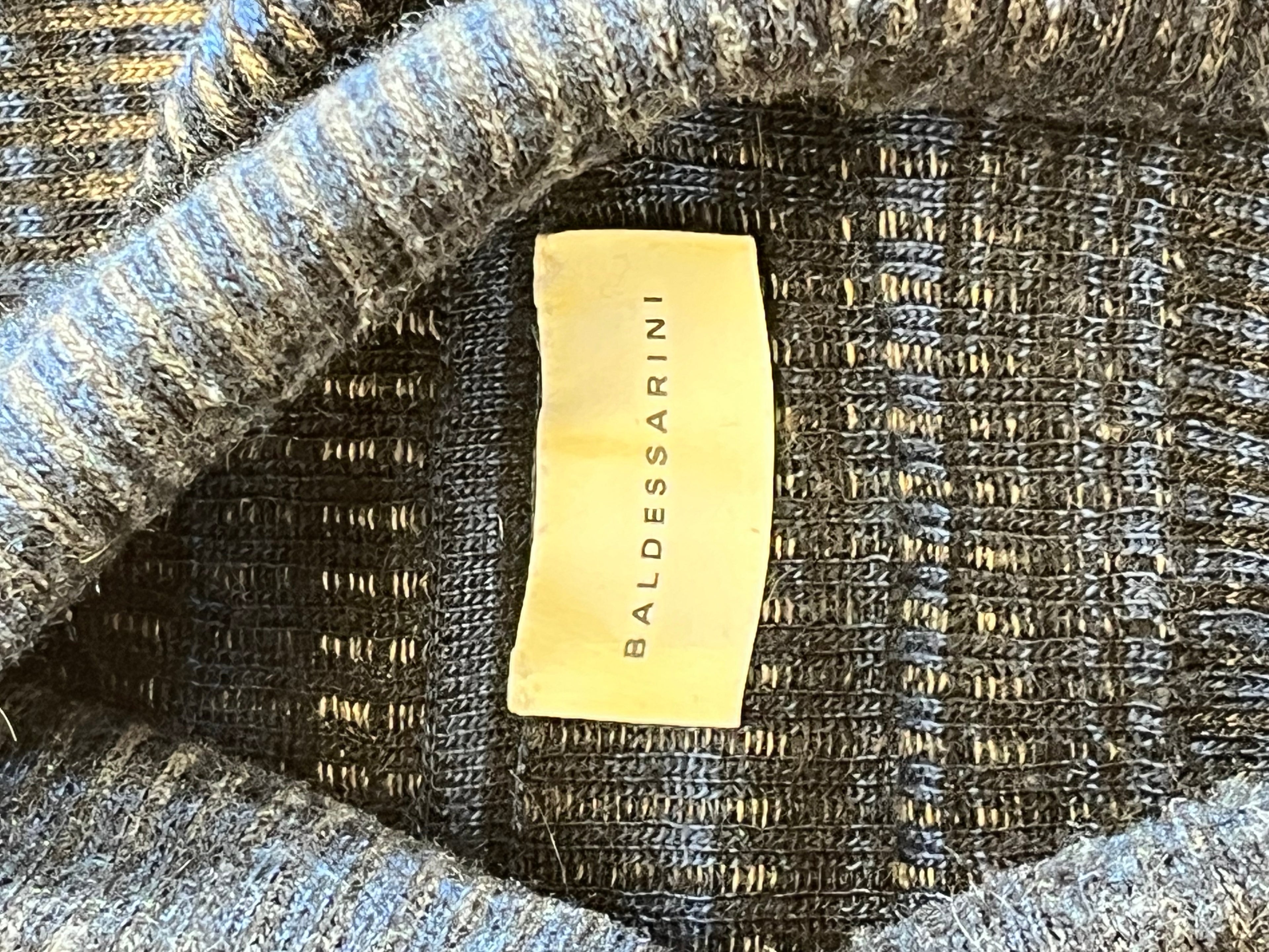 Baldessarini Rollkragenpullover – Wollmix, Blau, Gestreift, Gr. 52, Gut