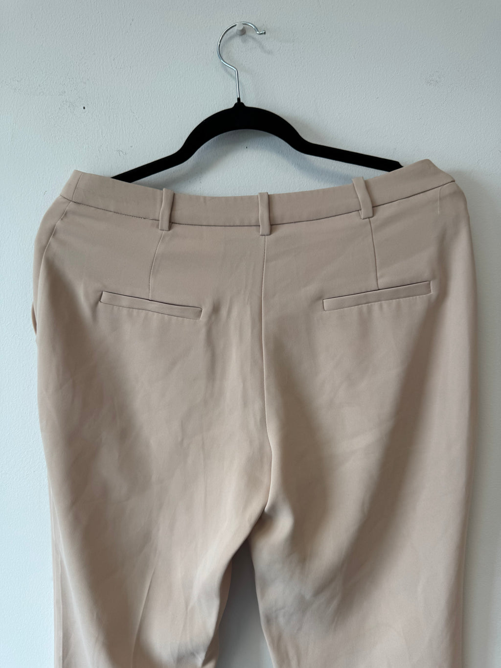 Mango Suit Women’s Stretch Trousers, Beige EU 44, Very Good Condition