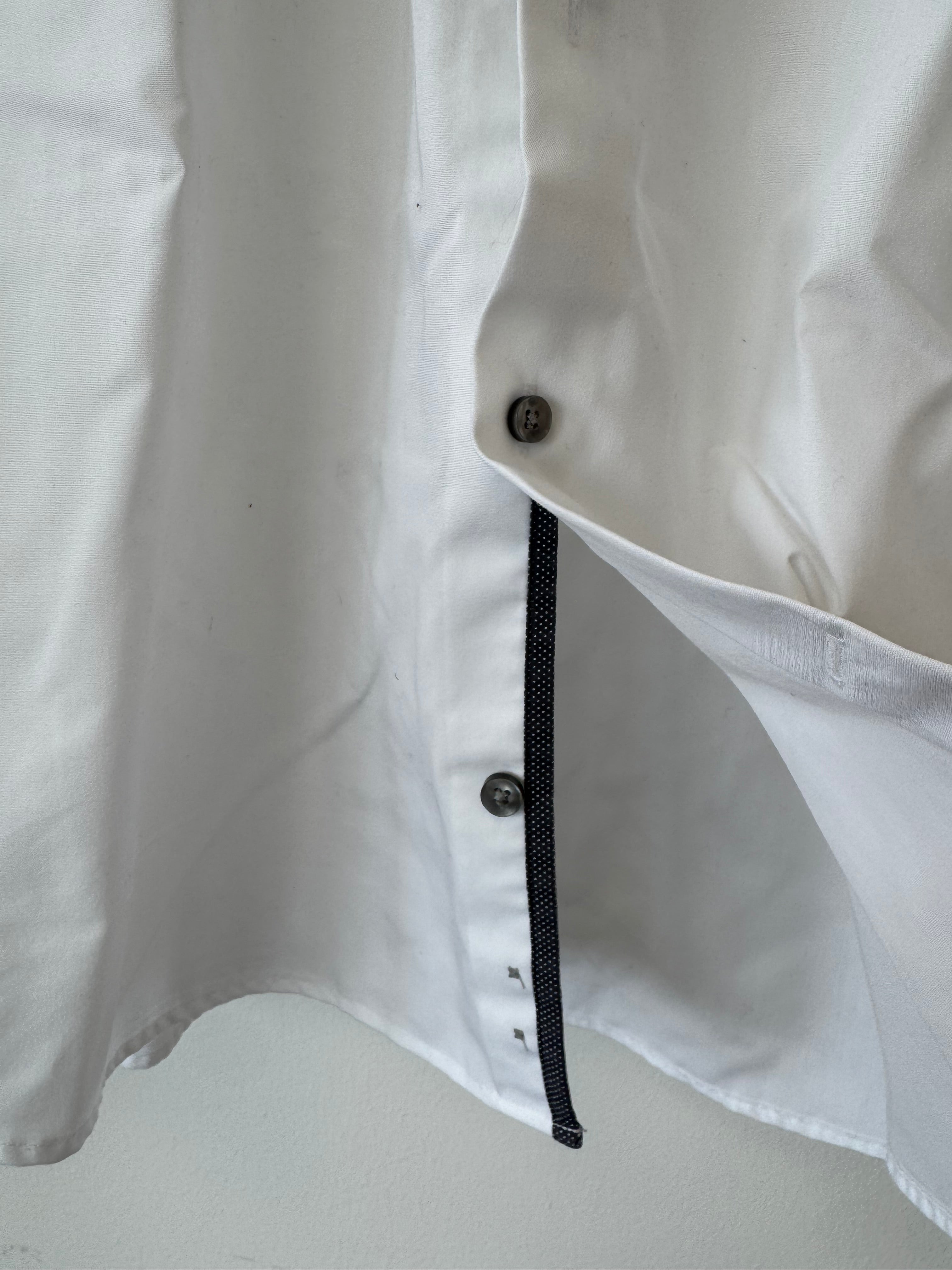 Seidensticker Tailored Hemd – Weiß, Gr. 42 (16½), Baumwolle, Gebraucht