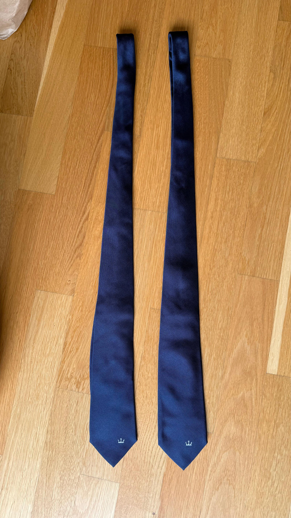 Fumagalli x EGO Limited Edition Seidenkrawatte | Navy | 100% Seide | Wie Neu