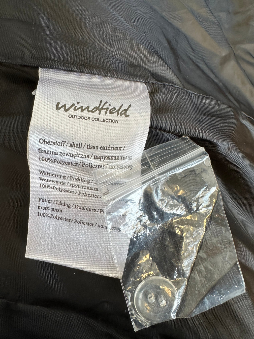 Windfield quilted winter coat, EU 48/UK 22, wine, faux-fur hood, like new