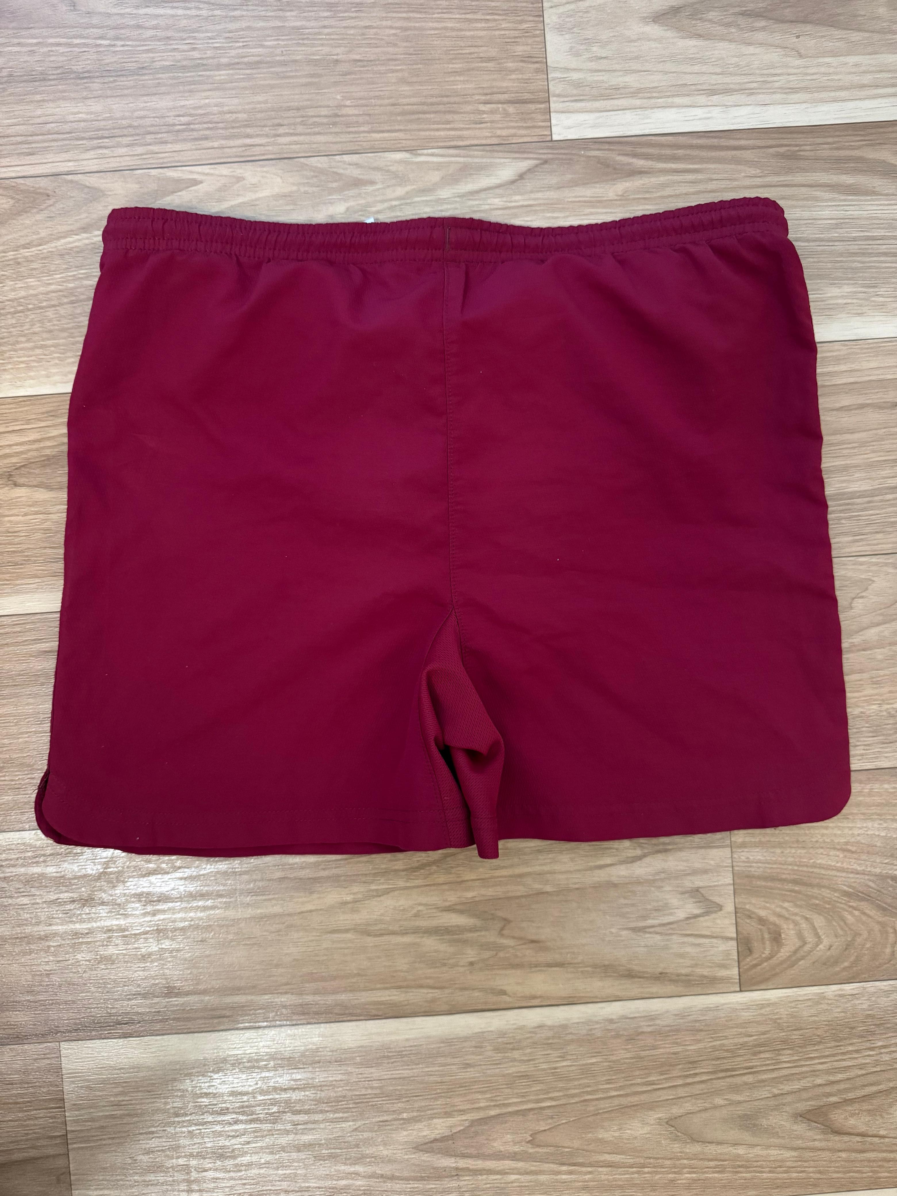 Nike Portugal Kinder Fußballshorts S (128-140 cm), Burgund/Gold, Sehr Gut