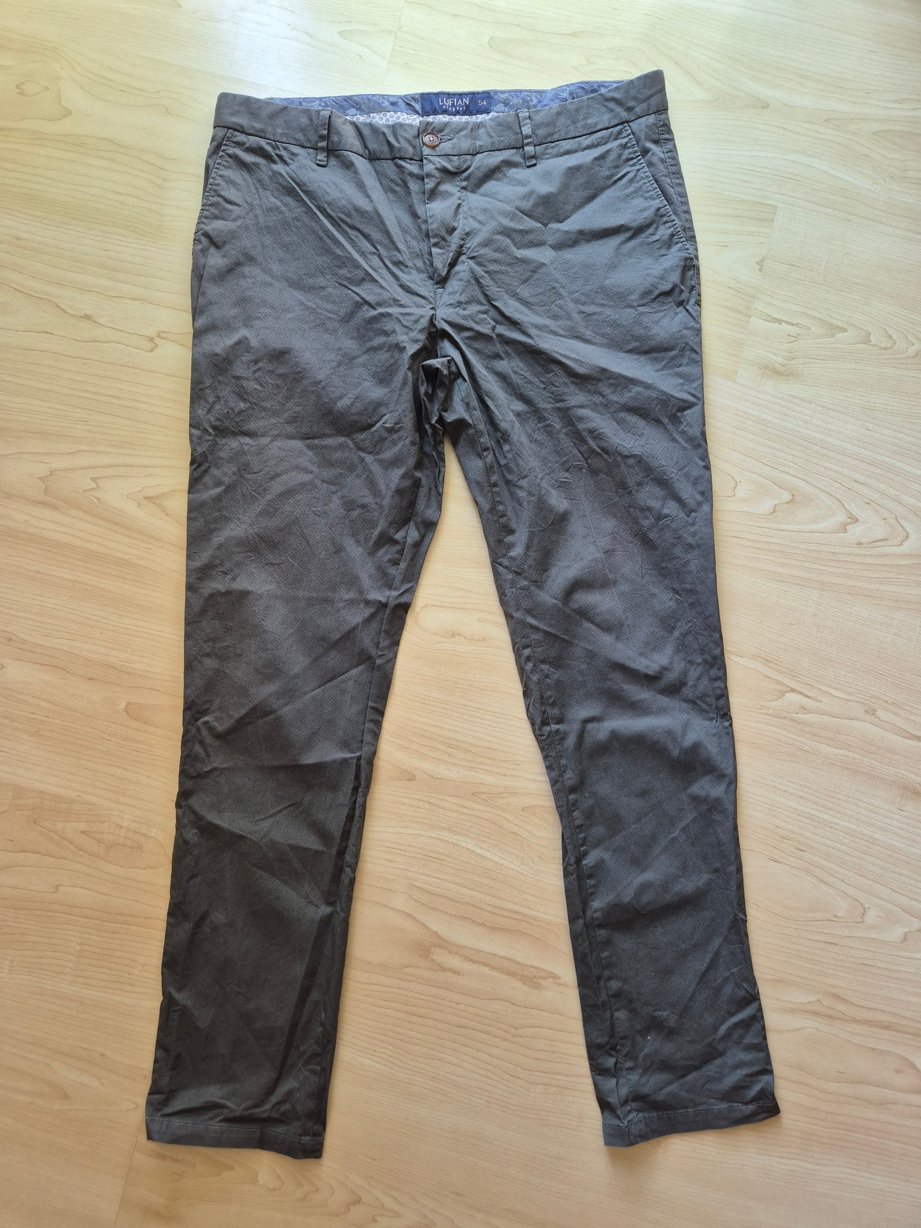 Lufian Elegant Herren Chino Dunkelgrau Gr. 54 Zustand Gut