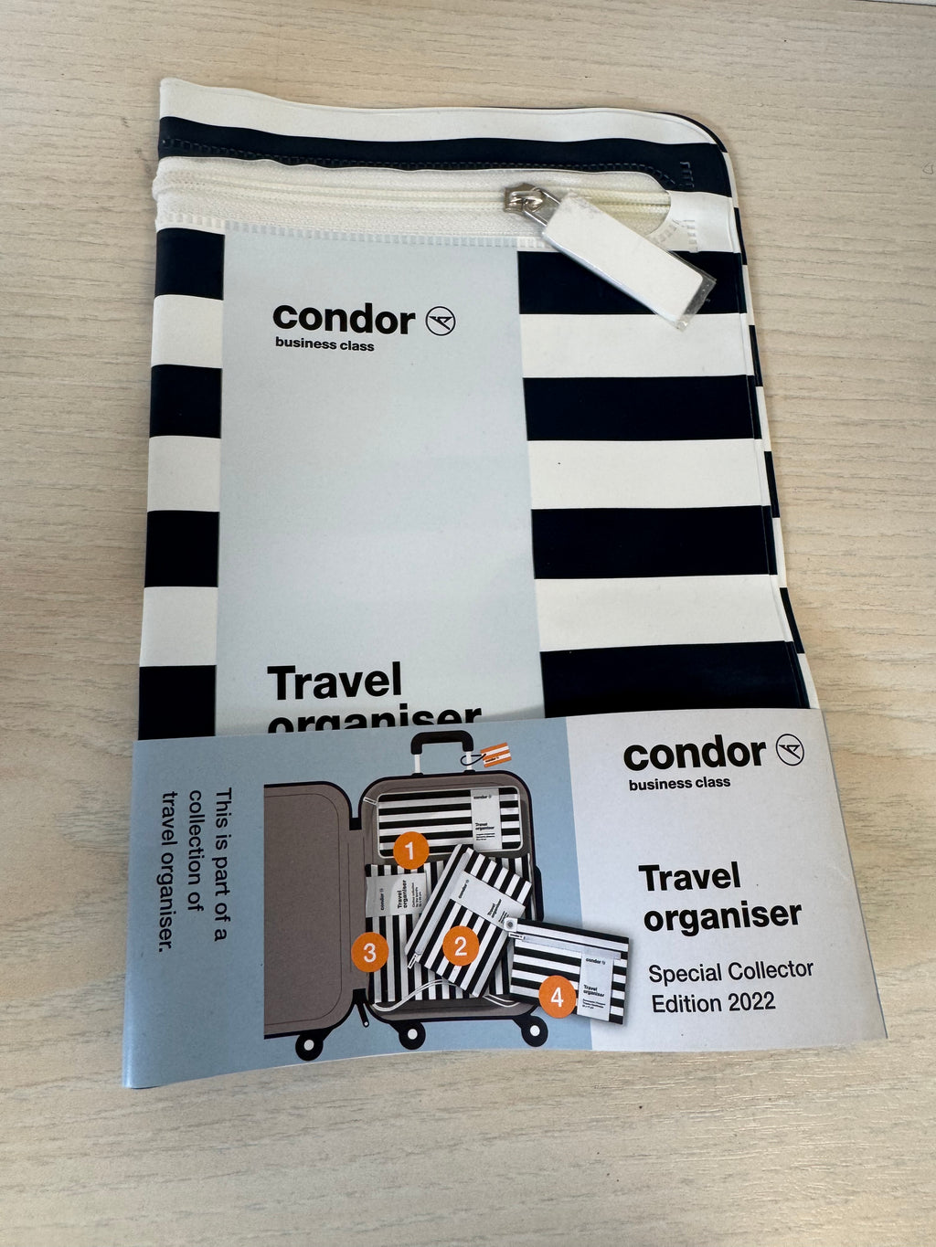 Condor „Special Collector Edition“ Travel Organiser 28x21cm – Wie Neu