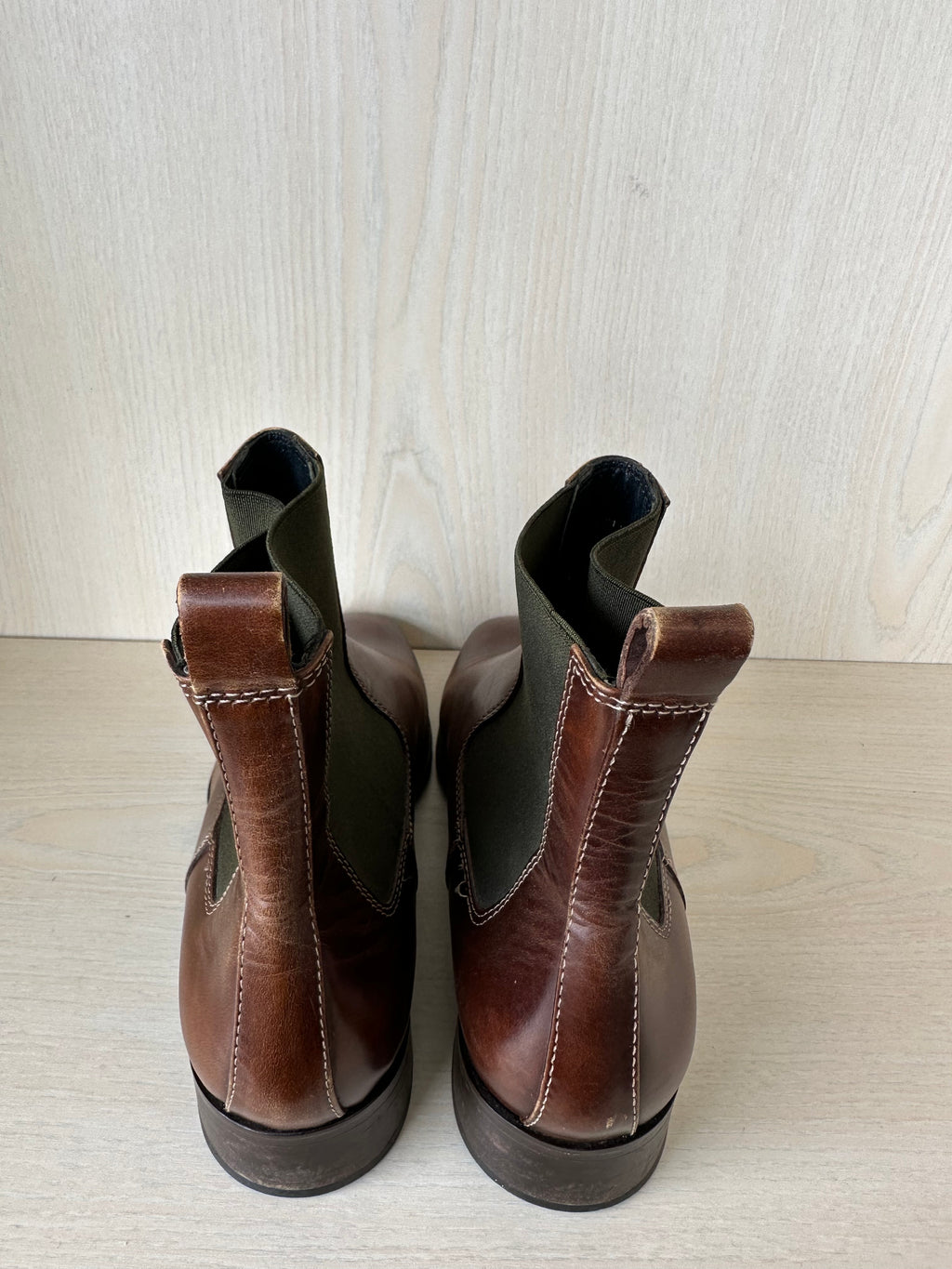 Tommy Hilfiger Comfort Tambo Chelsea Boots EU 42 Tan Leder, guter Zustand