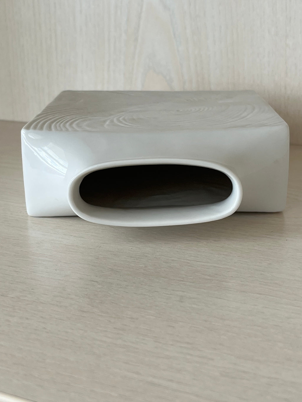 Sgrafo Modern 61/130L Vase | Structure Series | White Porcelain | Very Good