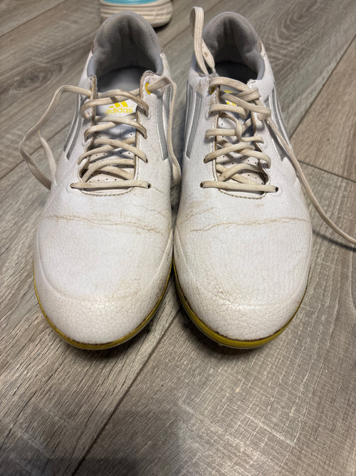 Adidas CodeChaos Golfschuhe Weiß Gr. 40, Spikes, guter Zustand