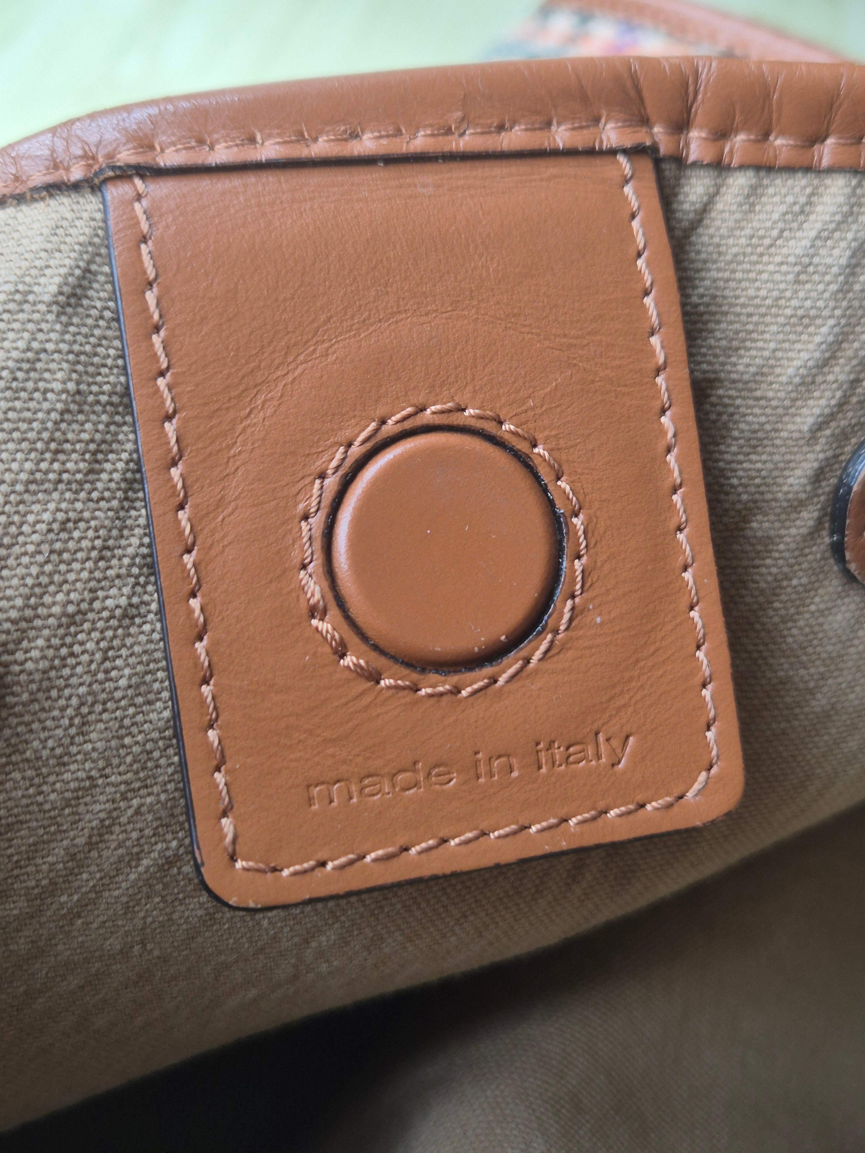 Gianni Chiarini „Marcella“ Medium Tote – Hahnentritt, Leder, guter Zustand