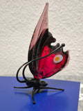 Haw Creek Forge Kupfer-Schmetterling – Klein, Rot, Handgefertigt, Sehr Gut