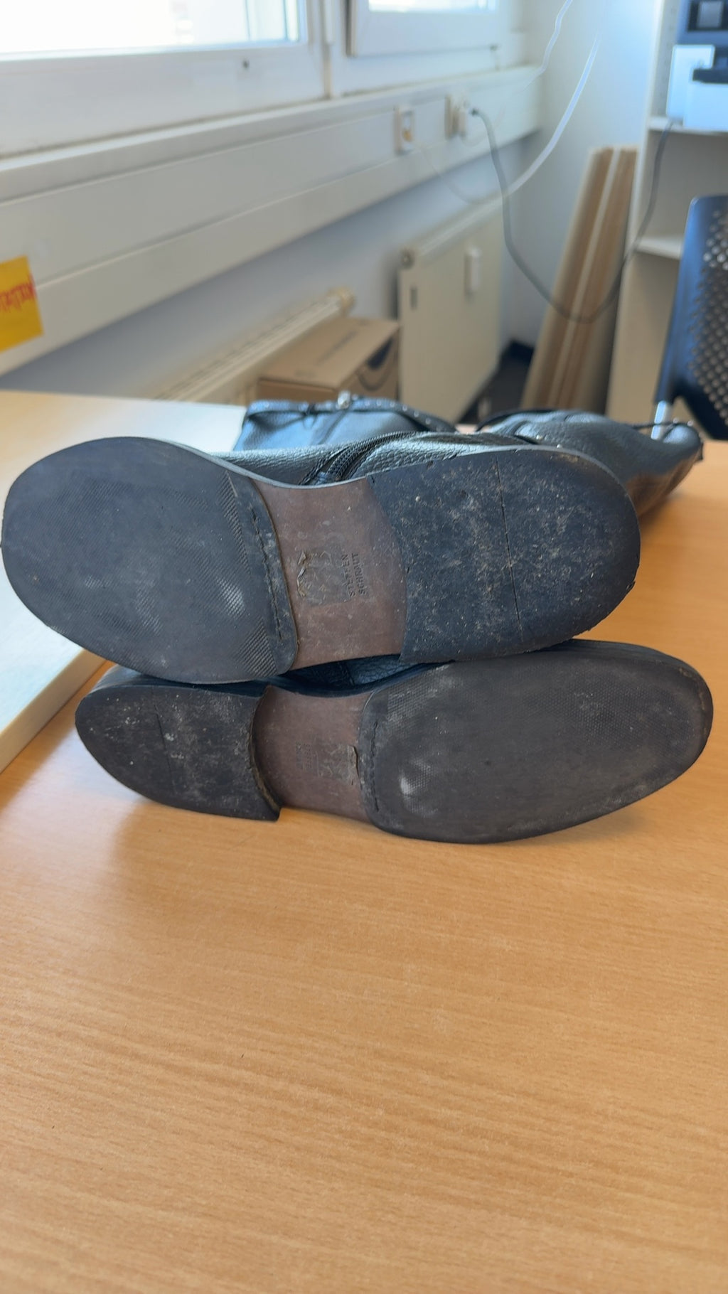 Steffen Schraut Lederstiefel Schwarz Kniehoch EU 37 Gebraucht