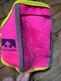 Nathan 5K Runner's Waist Pack – Pink/Yellow, Adjustable, Very Good Condition