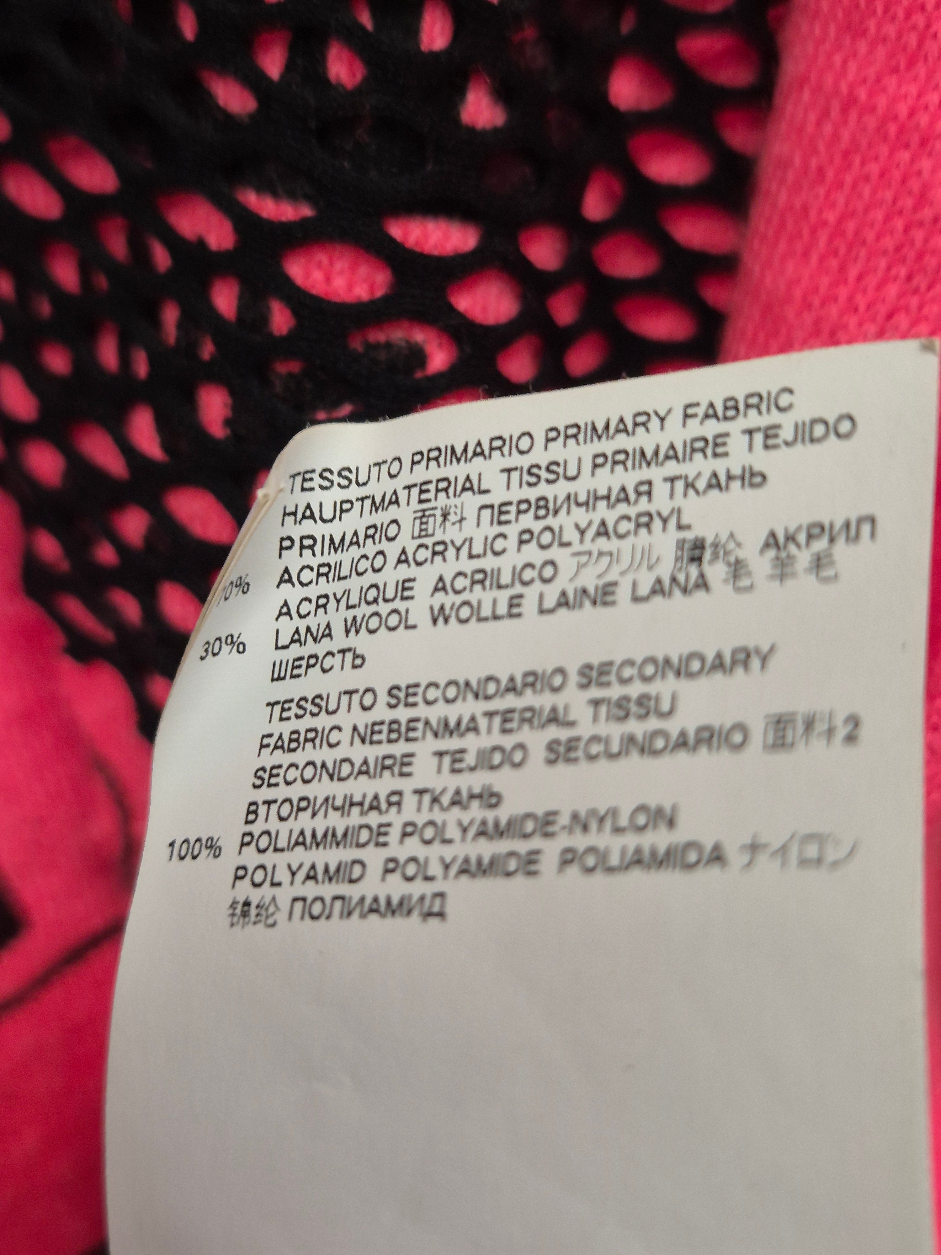 DSQUARED2 “Punk Brother” Mesh Pullover Pink Gr. M – Made in Italy, gebraucht