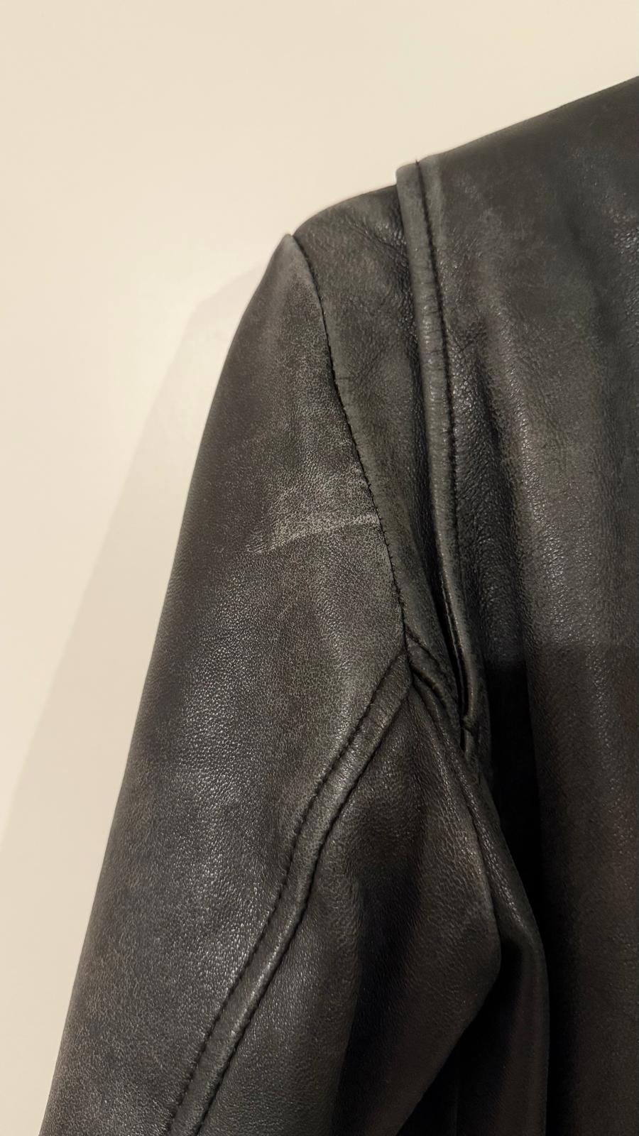 Zara Trafaluc Leder Bikerjacke M Schwarz Damen, guter Zustand