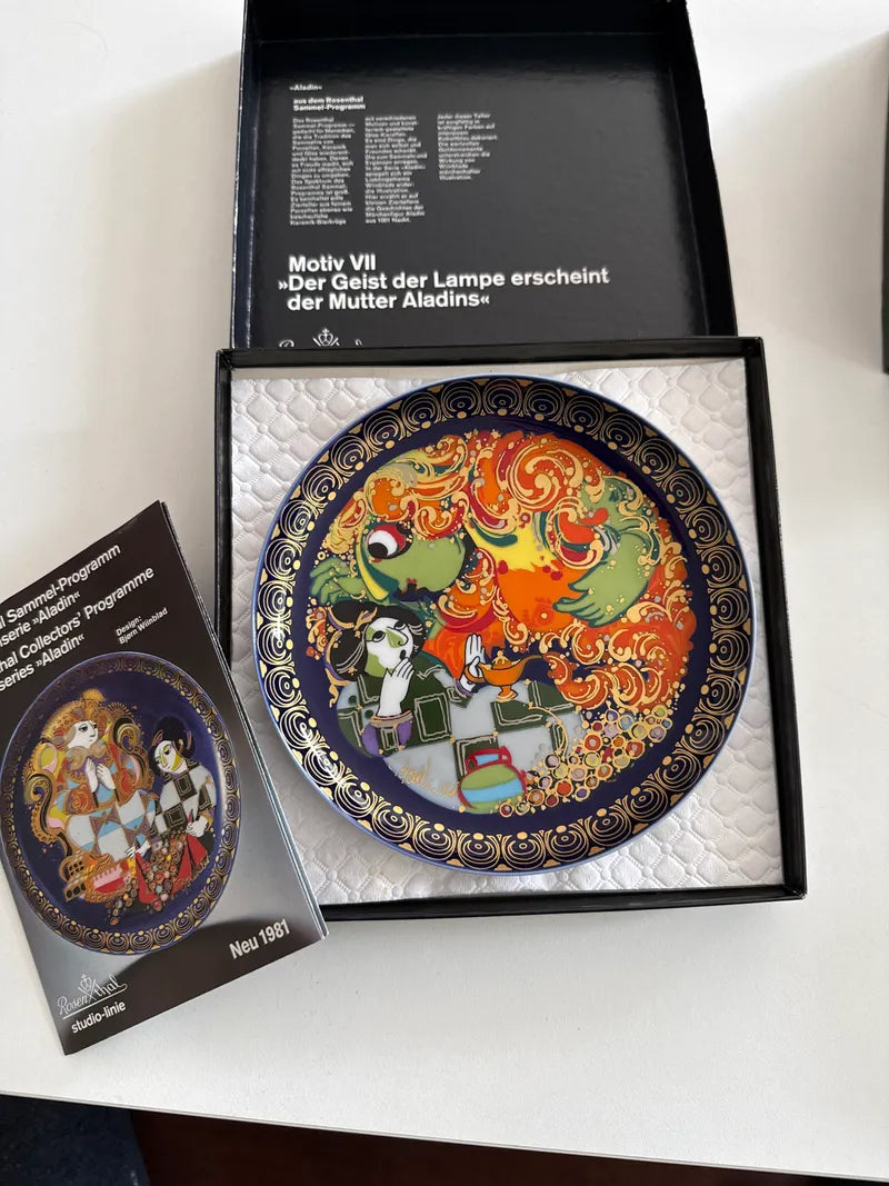 Rosenthal Studio-Line Aladin Sammlerteller Motiv VII, Porzellan, sehr gut