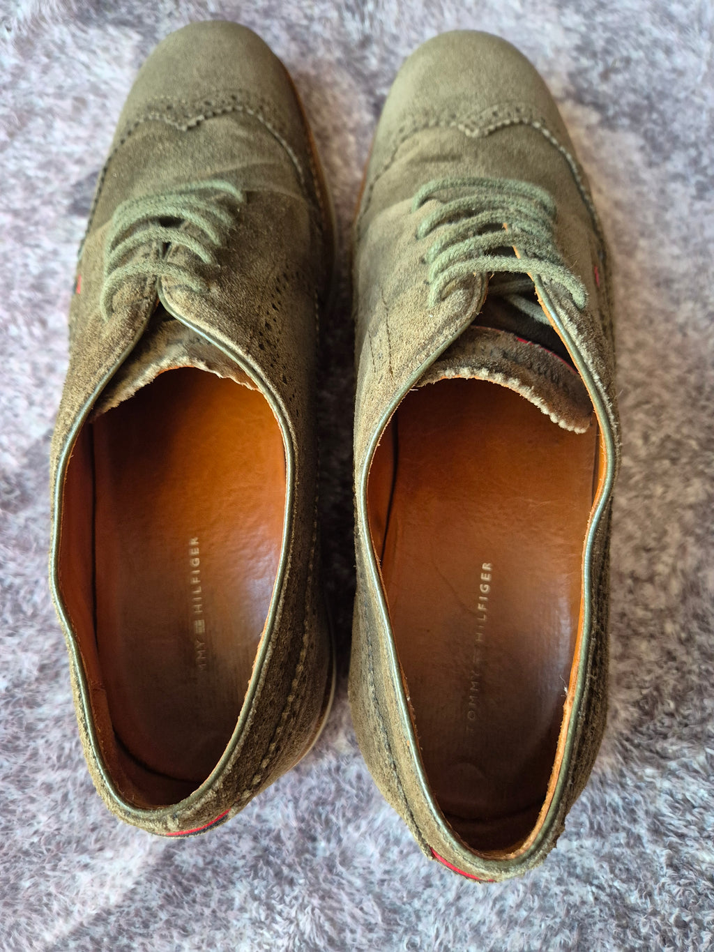Tommy Hilfiger Suede Derby Shoes | EU 43 Brown | Good Condition