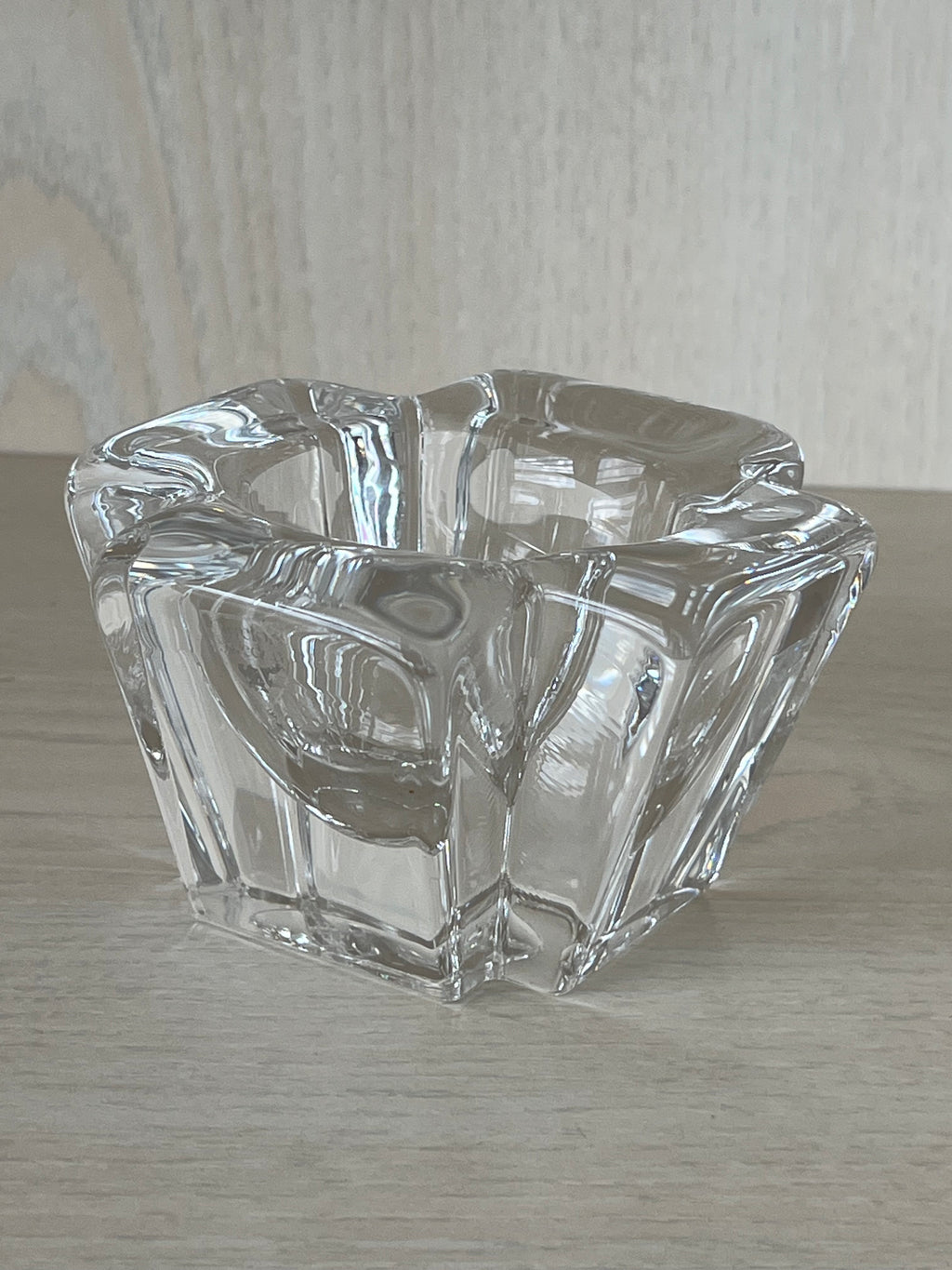 Orrefors Max Kristall Windlicht | 9,5 cm | Klar | Sehr guter Zustand