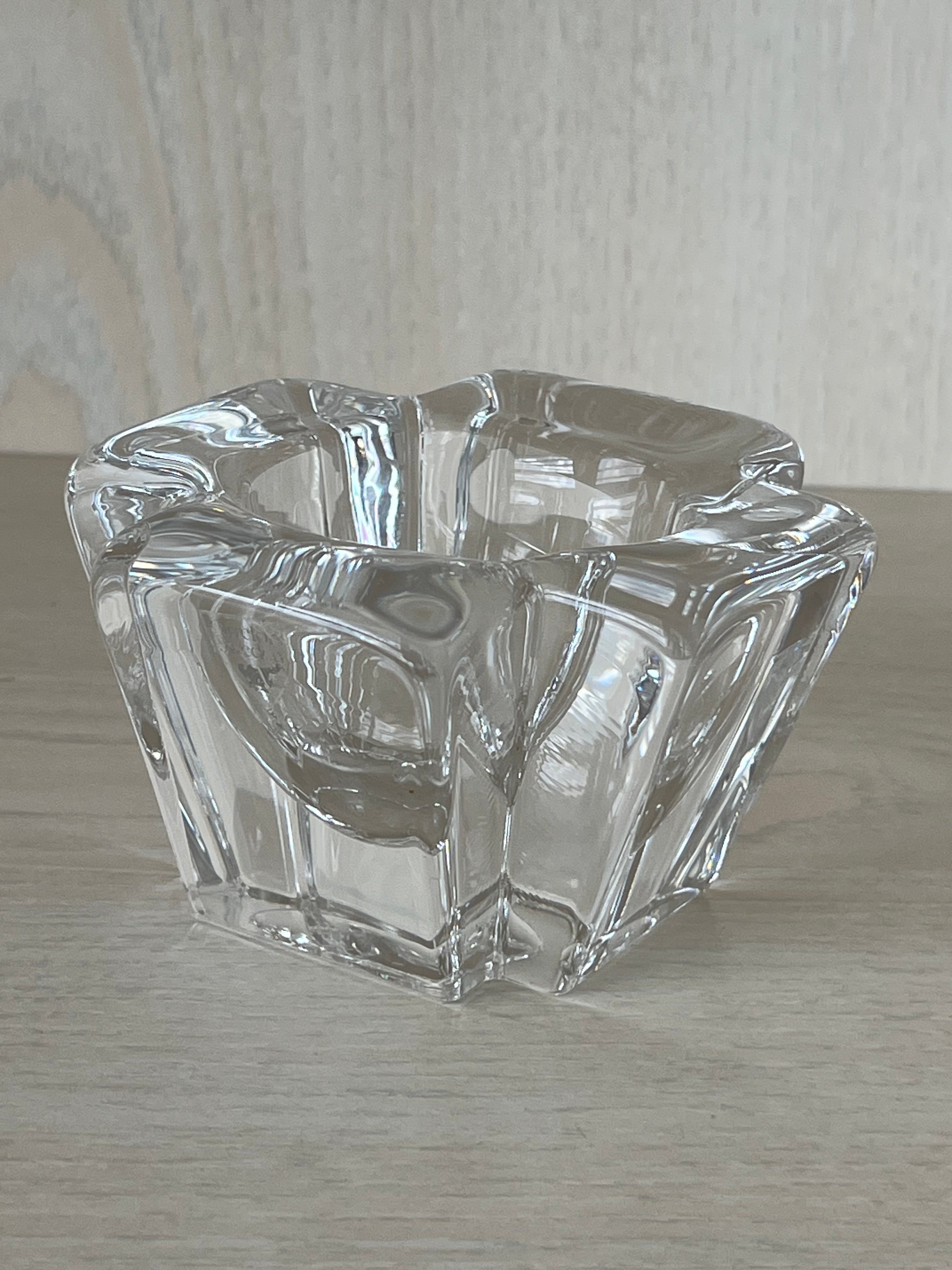 Orrefors Max Kristall Windlicht | 9,5 cm | Klar | Sehr guter Zustand