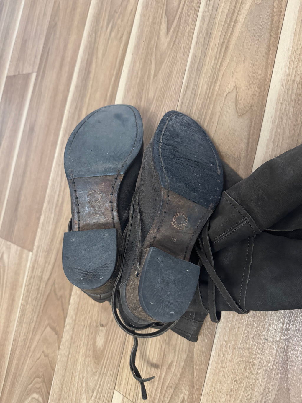 Freebird by Steven COAL Leder Stiefel braun 38 EU gebraucht
