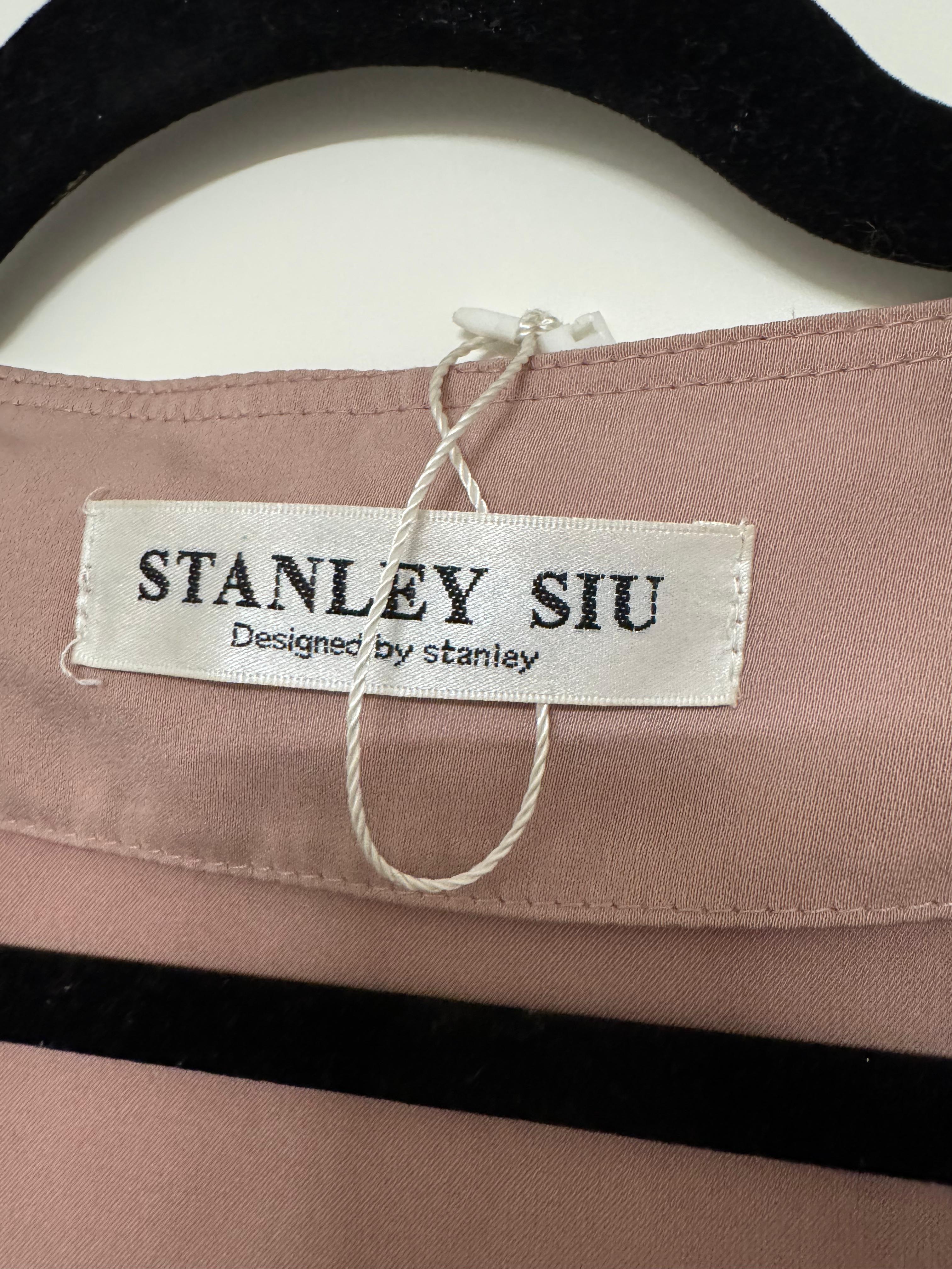 Dusty-Rose STANLEY/SIU Ruched Bluse, Gr. M, Guter Zustand