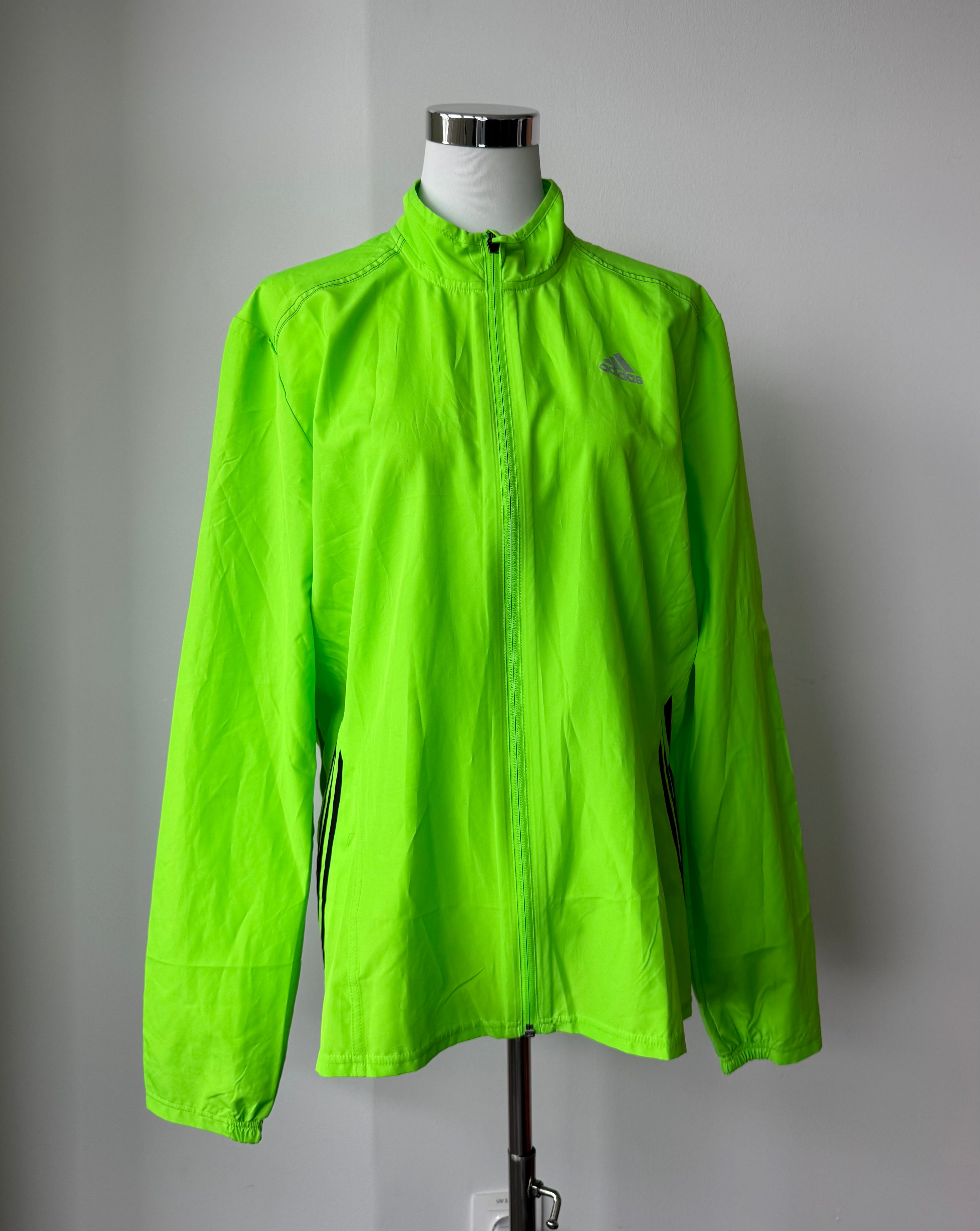 Adidas Adizero ClimaProof Laufjacke M Neon Gelb/Grün, guter Zustand
